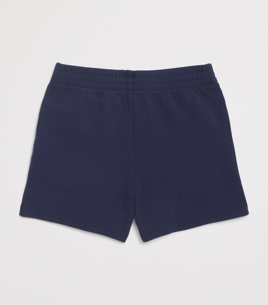 Ralph Lauren Kids Cotton Polo Pony Shorts (3-24 Months) Newport Navy Image 2