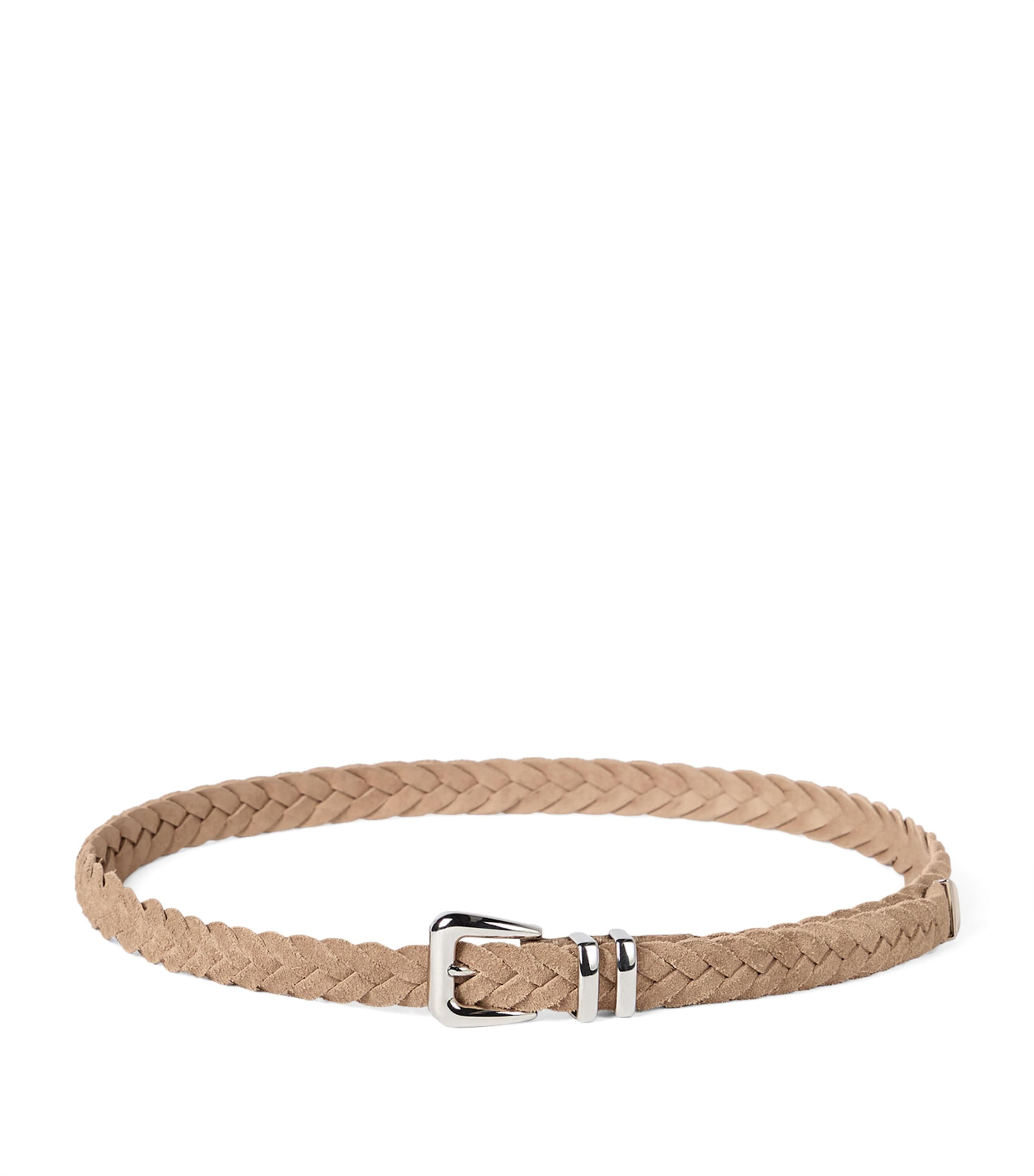 Brunello Cucinelli Leather Braided Belt Image 1