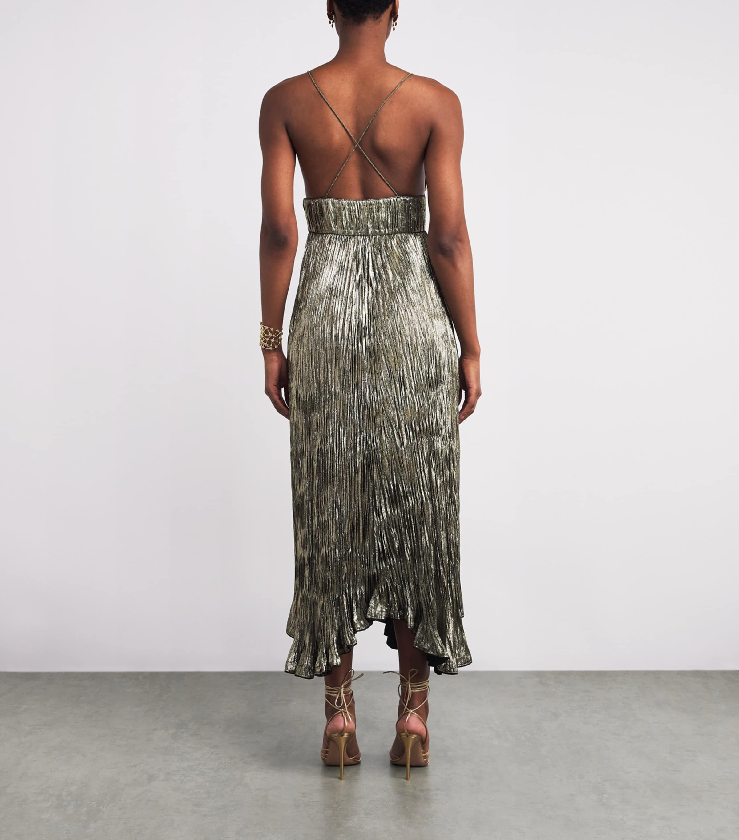 Pleated Persephone Maxi Dress LUMEN Image 3