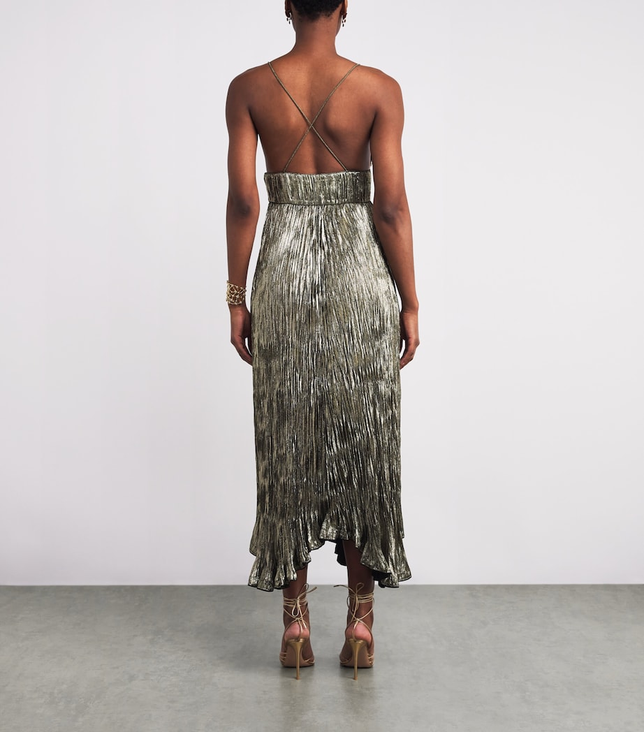 Pleated Persephone Maxi Dress LUMEN Image 3