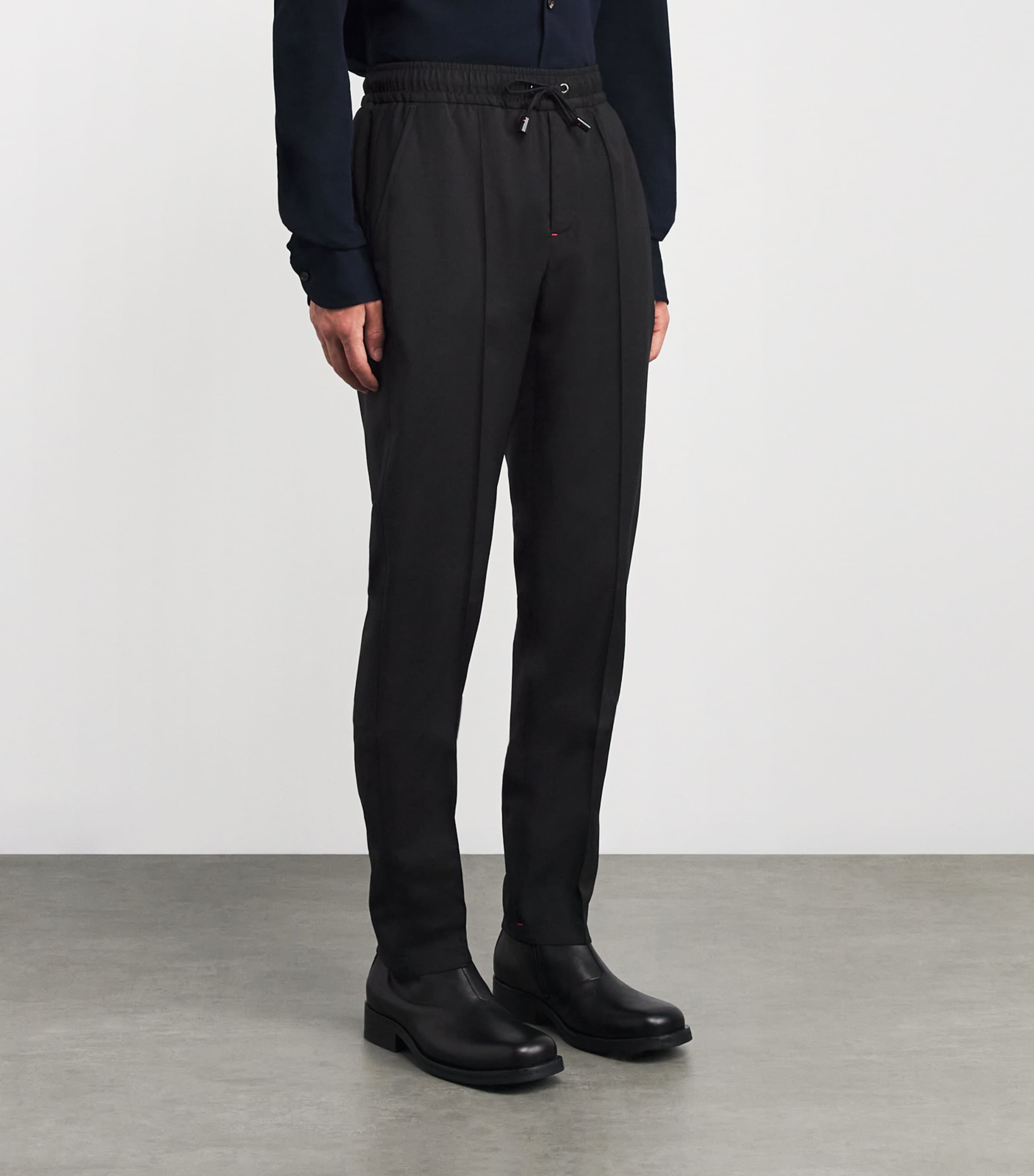 Wool-Mohair Drawstring Trousers 990 Image 3