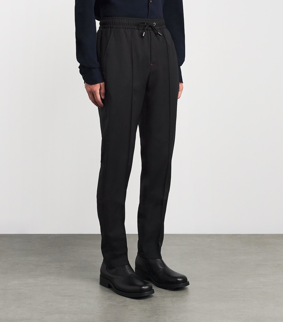 Wool-Mohair Drawstring Trousers 990 Image 3
