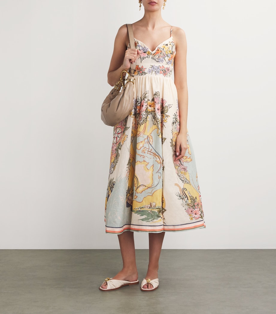 Zimmermann Leather Gleam Slides Vanilla Image 6