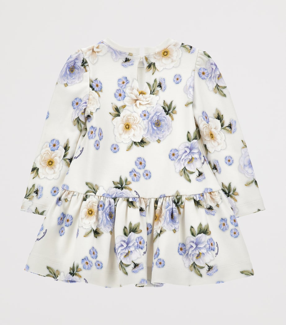Floral Dress (3-36 Months) ECRU/CELESTE Image 1