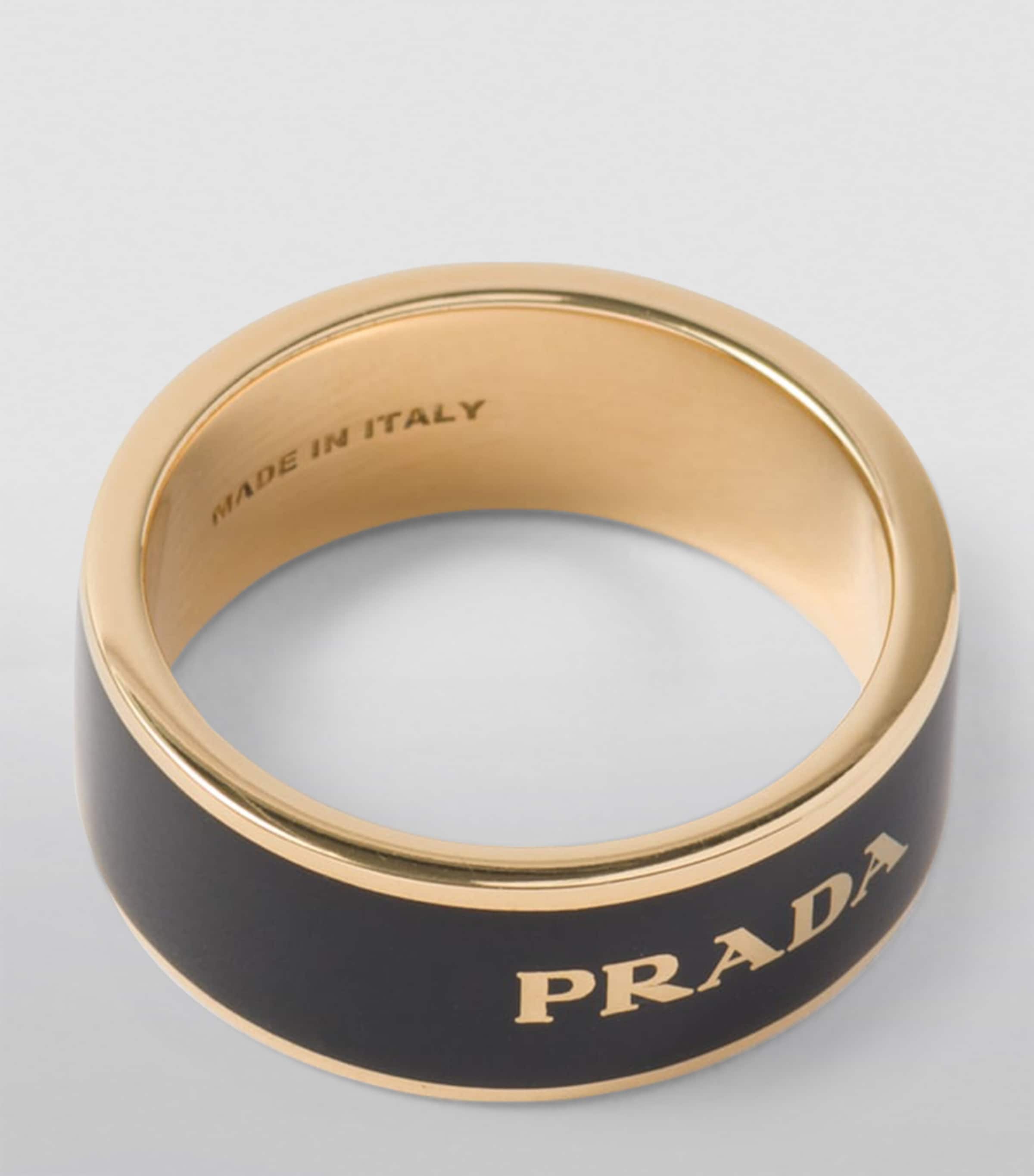 Prada Enamel Logo Ring Image 2