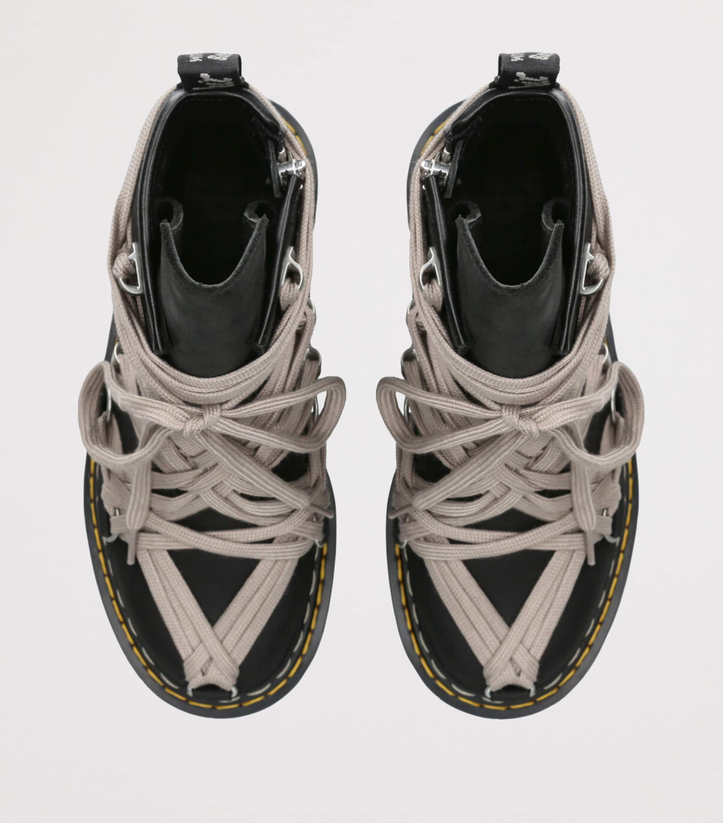 Rick Owens Multi x Dr. Martens Leather 1460 Quad Sole Megalace