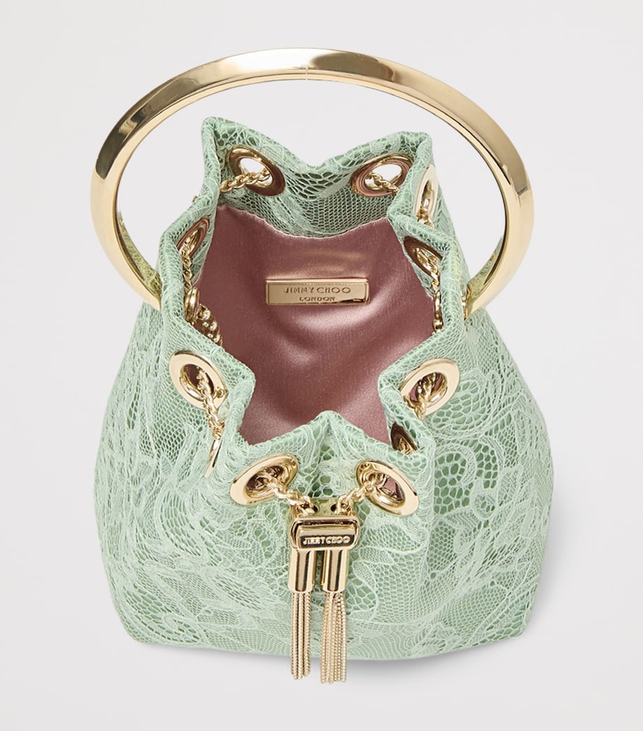 Micro Bon Bon Top-Handle Bag VERDE/LIGHT GOLD Image 4