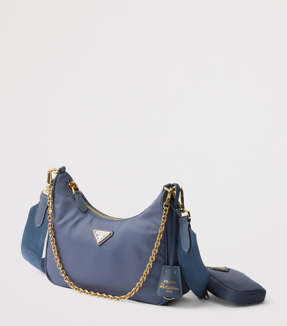 Prada Re-Nylon Re-Edition 2005 Shoulder Bag Blue Image 2