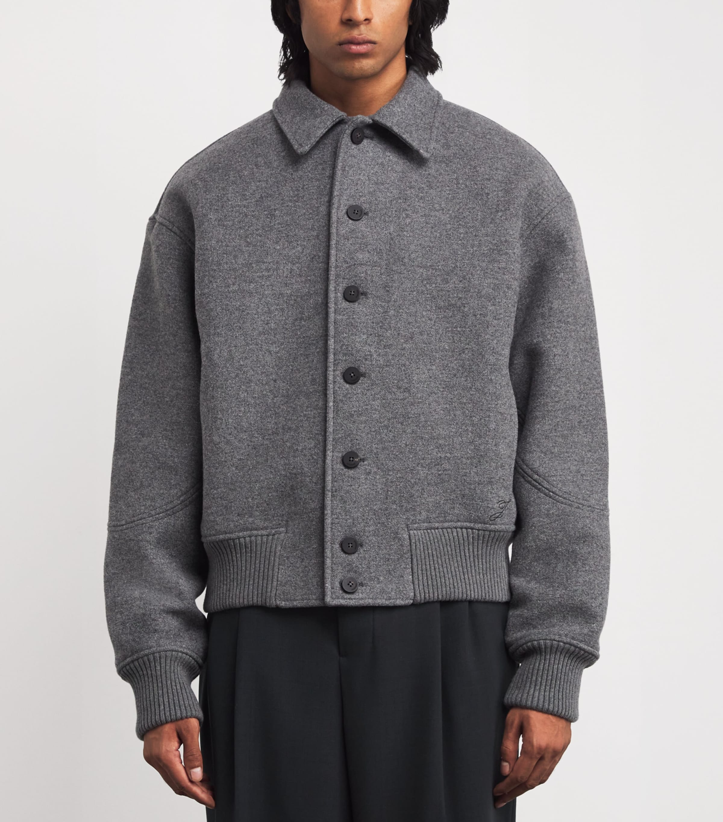 ジャケット・アウター JACQUEMUS wool feltro bomber JACQUEMUS - Feltro wool bomber jacket for men – NEW TAKE FIVE