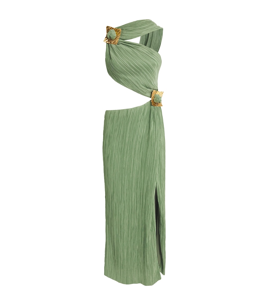 One-Shoulder Loah Midi Dress MOLDAVITE Image 1