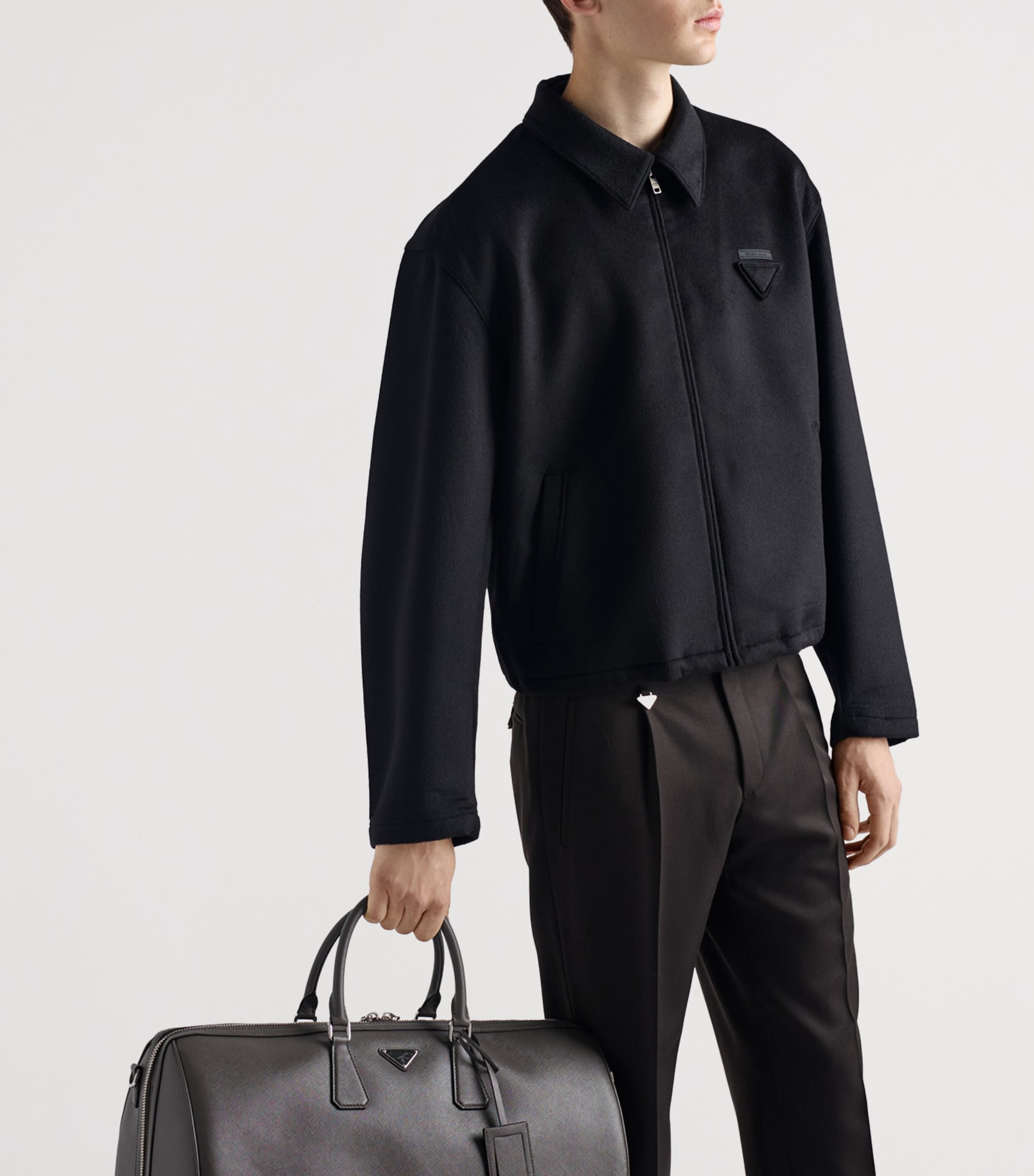 Wool-Mohair-Cashmere Shirt Jacket F0002 Image 3