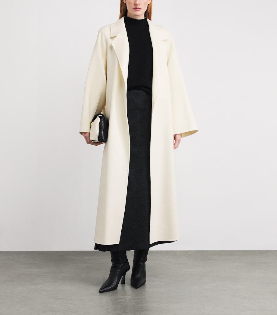 Wool Suza Duster Coat ECRU Image 2