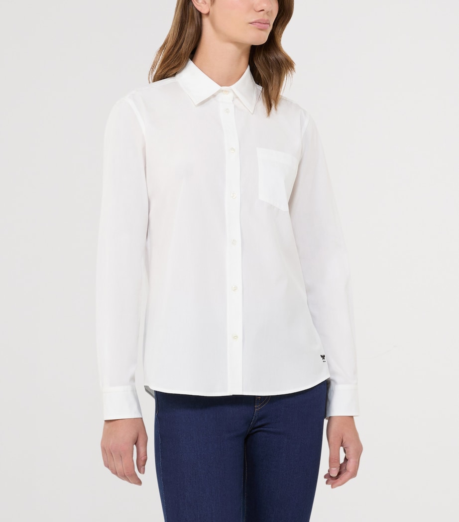 Weekend Max Mara Womens Cotton Classic Shirt Optical White Image 2