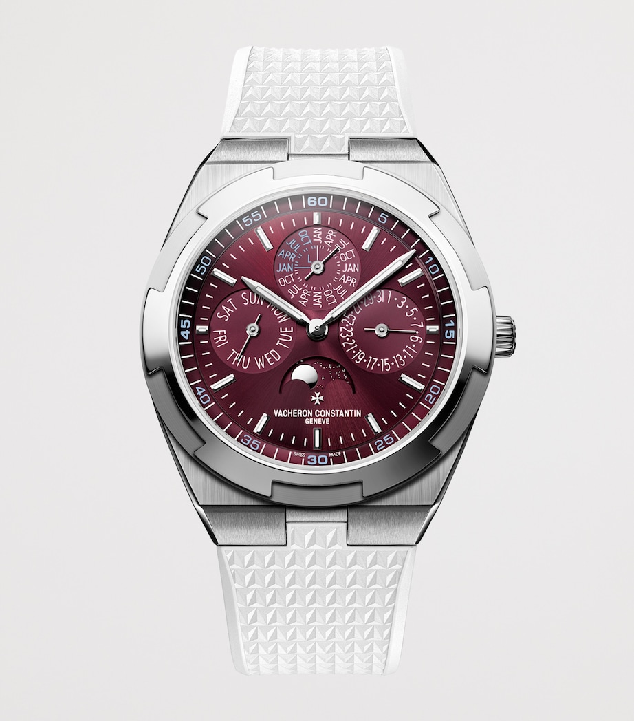 Vacheron Constantin White Gold Overseas Perpetual Calendar Ultra-Thin Watch 41.5mm White Gold Image 3