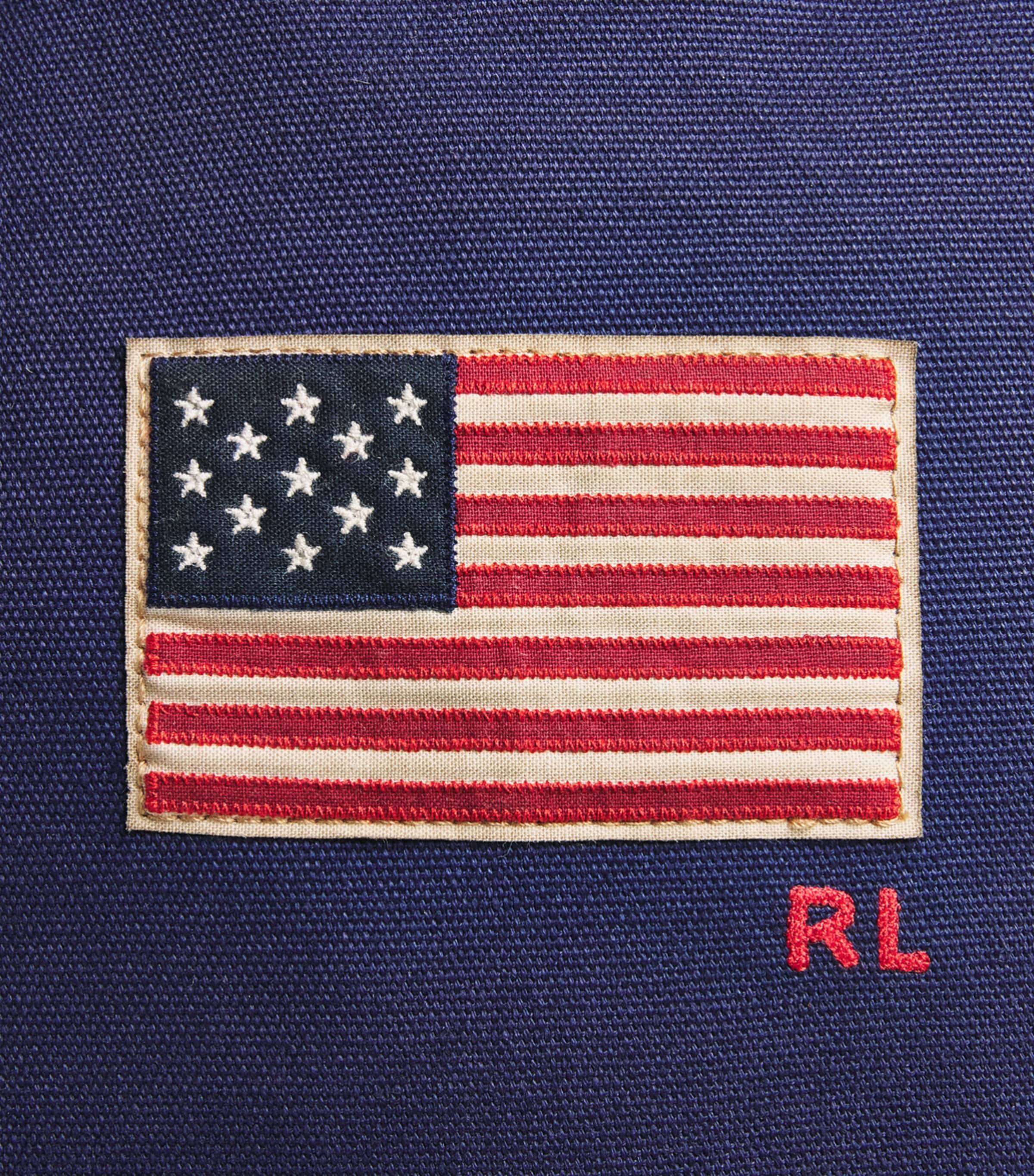 Ralph Lauren Kids Canvas American Flag Backpack Newport Navy Image 4