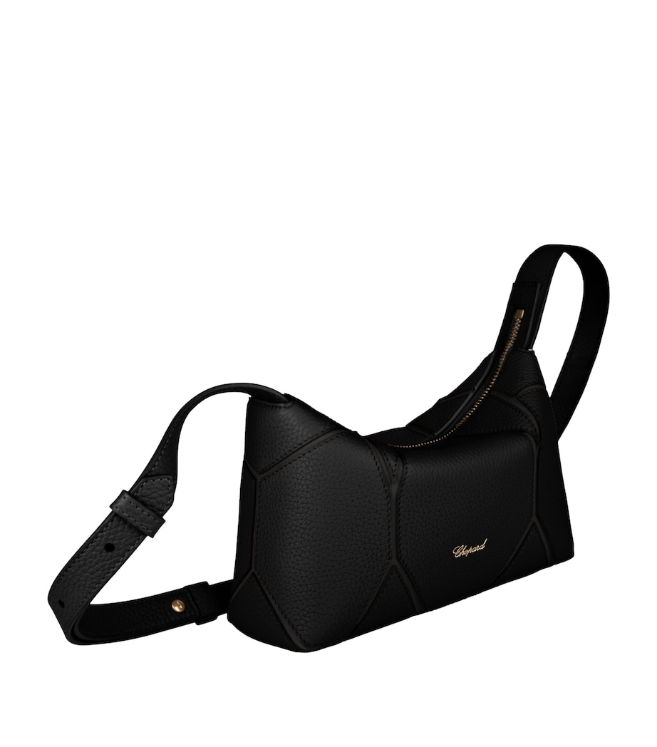 Grained Calfskin Diamond Cross-Body Bag BLACK Image 2