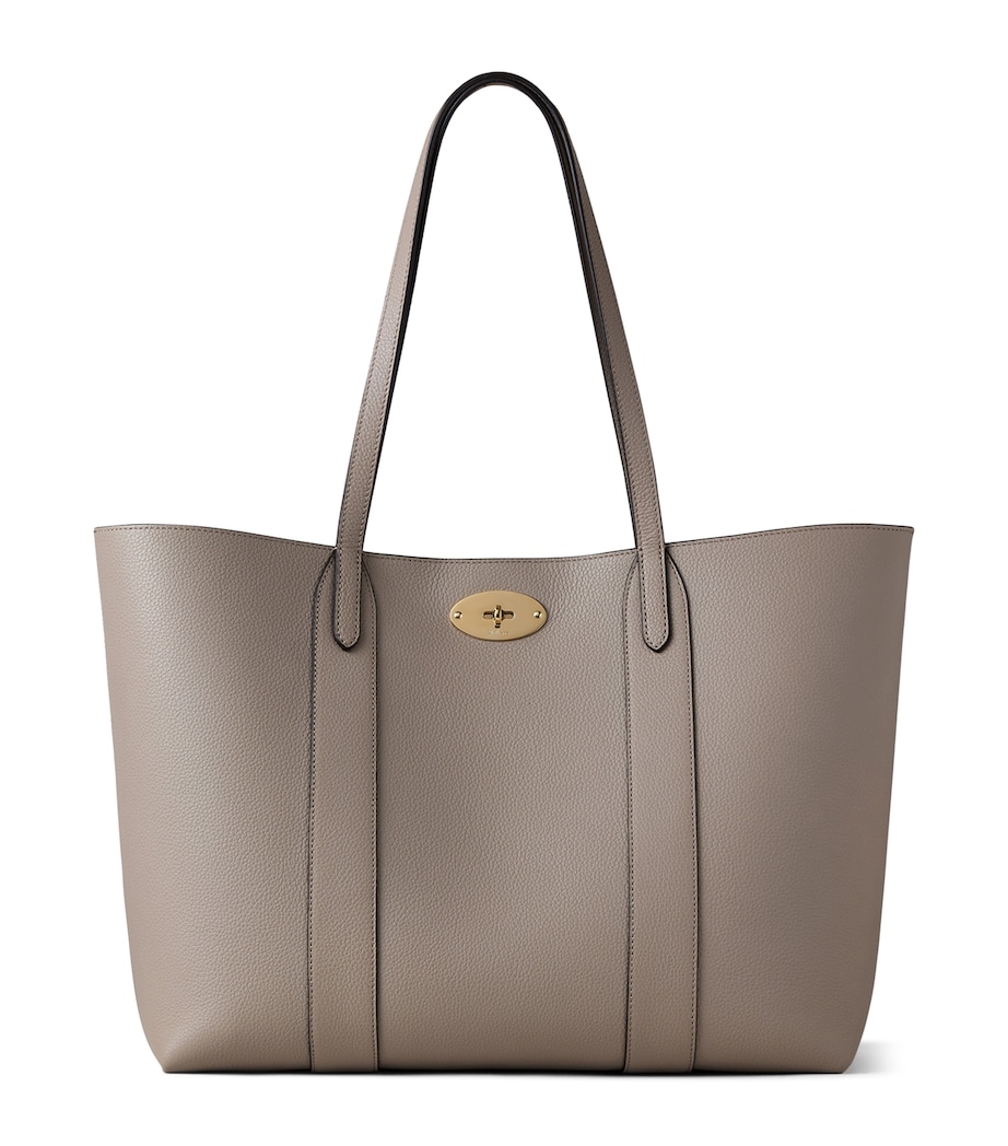 Small Leather Bayswater Tote Bag CASHMERE TAUPE Image 1