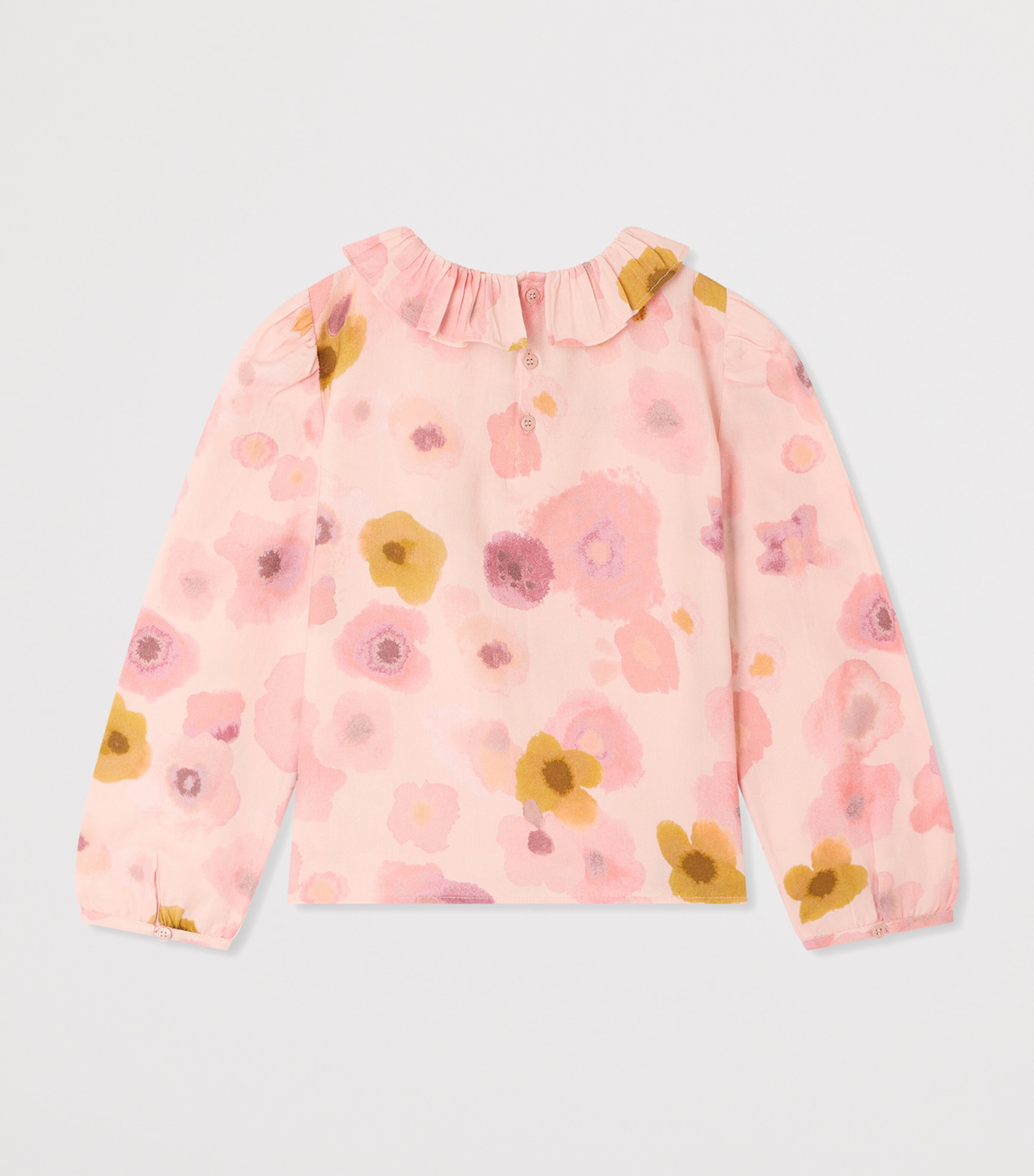 Bonpoint Cotton Floral Blouse (4-8 Years) Fl Rose Petale Image 2