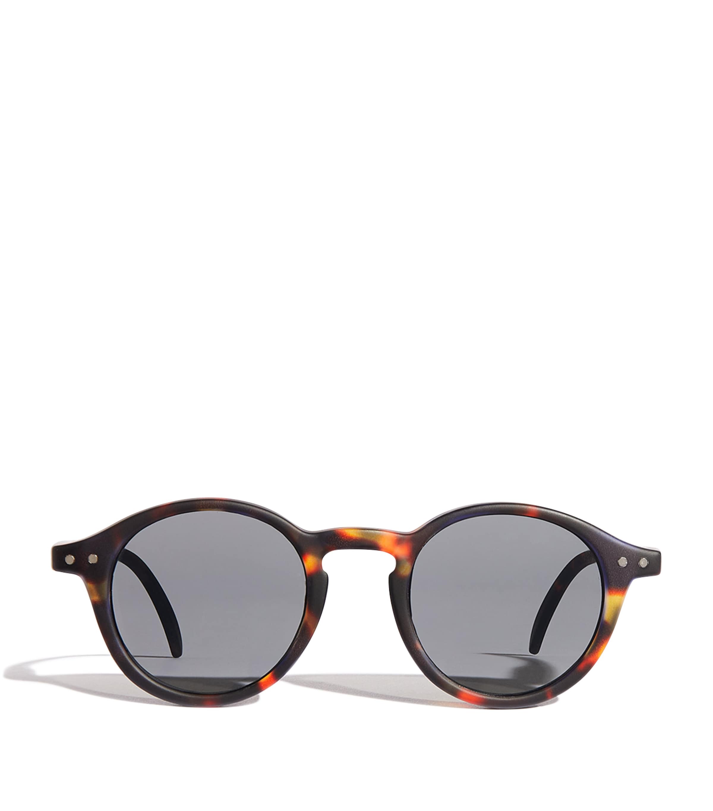 Round Sunglasses TORTOISE SOFT GREY Image 1