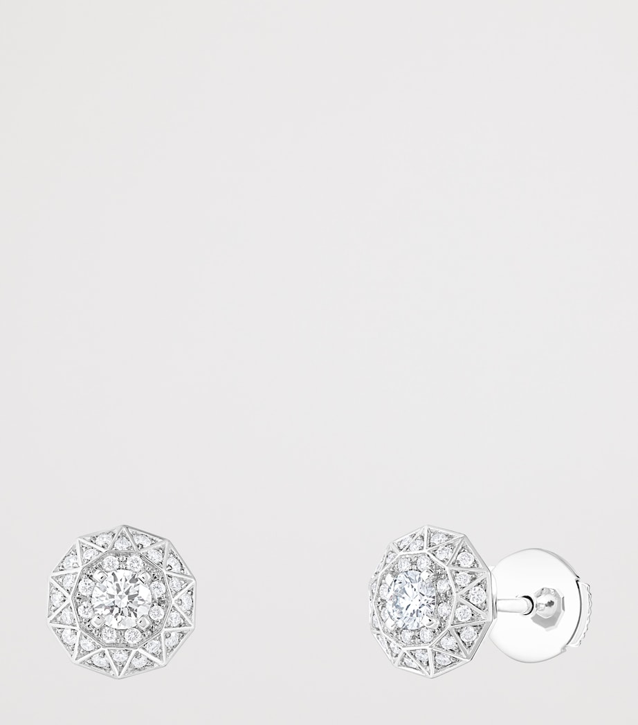 Boucheron White Gold and Diamond Etoile de Paris Stud Earrings White Gold Image 2