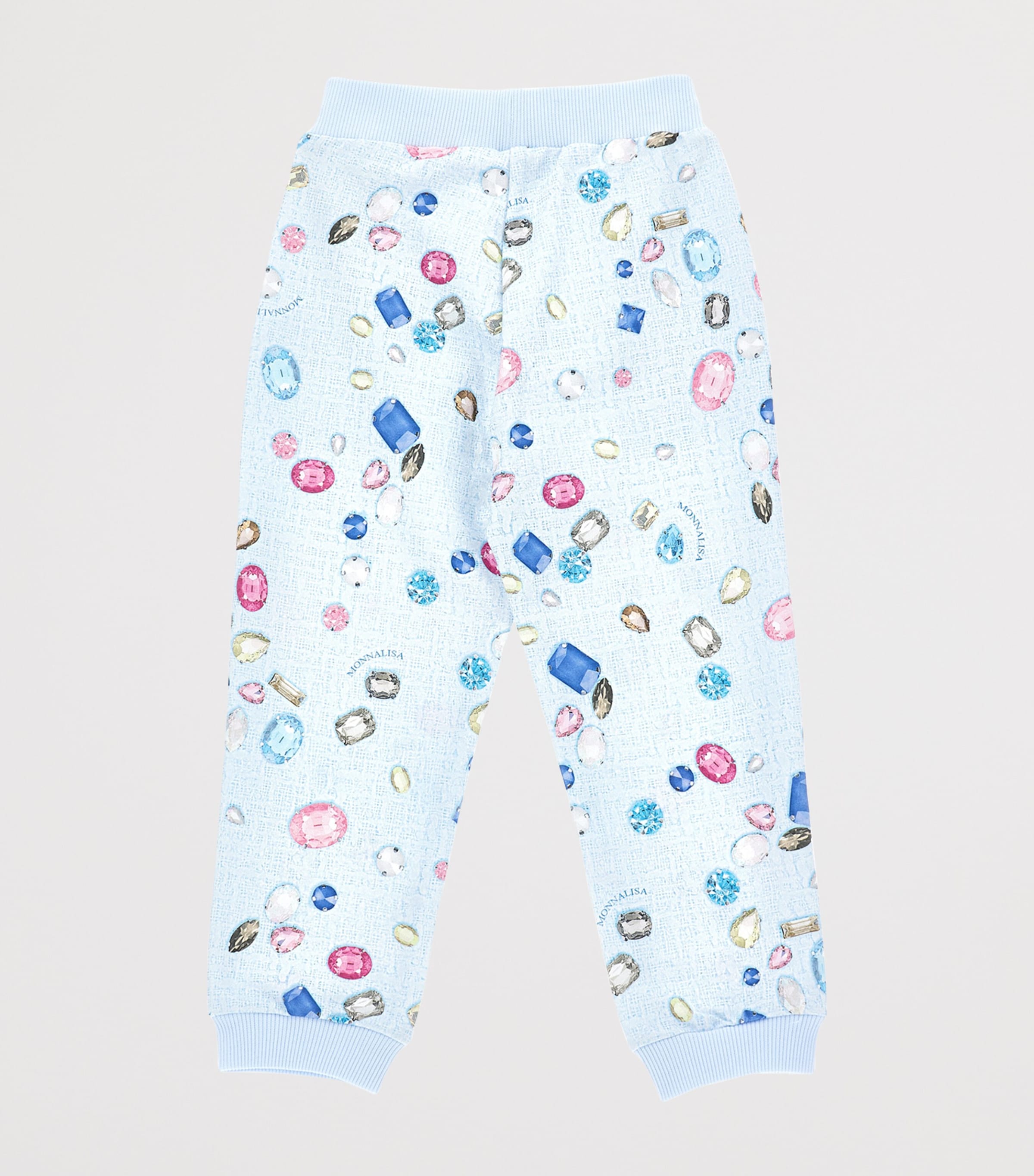 Trompe-l'Oeil Gemstone Sweatpants (2-12 Years) CELESTE Image 2