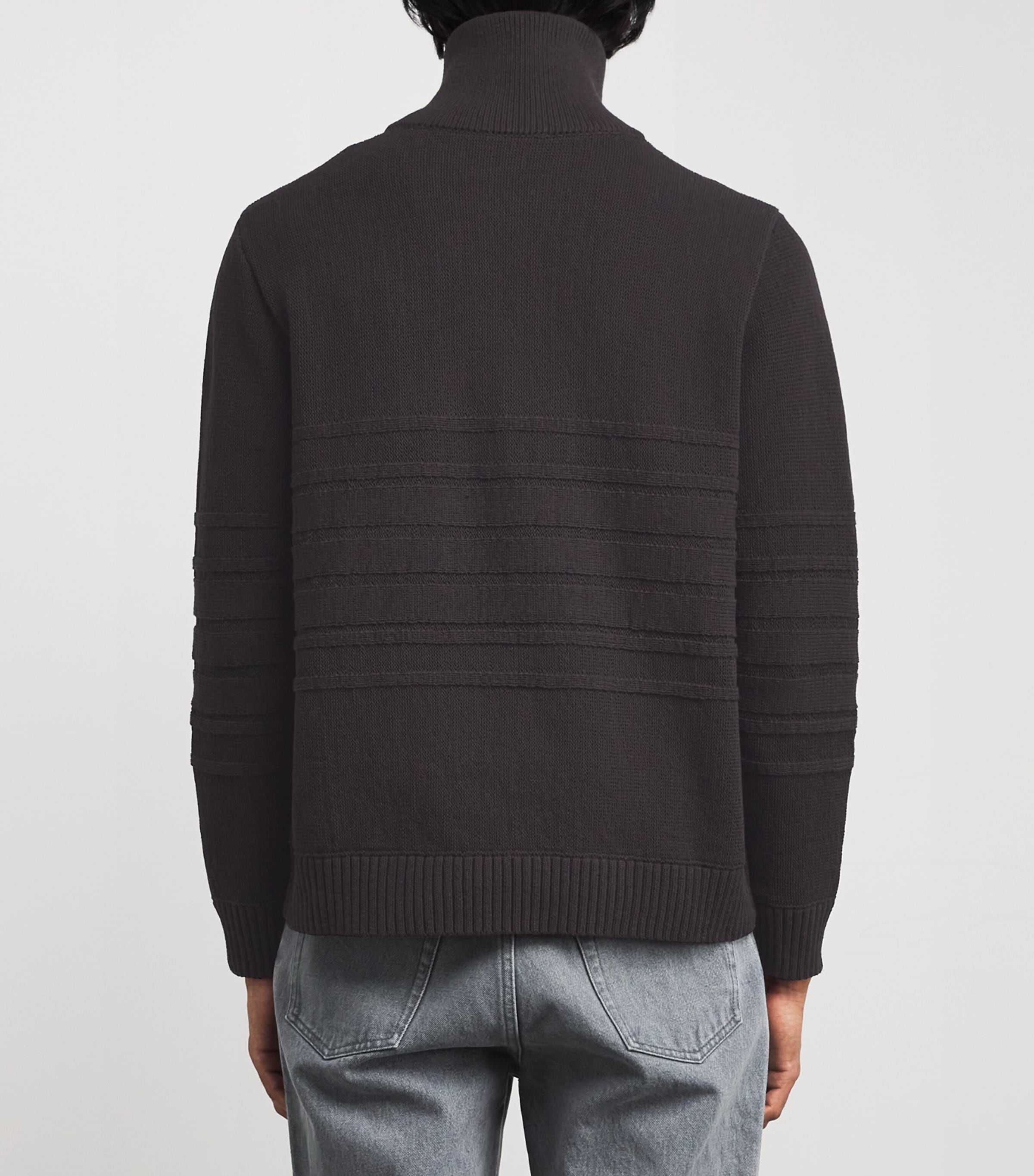 Craig Green Tape Knit Half-Zip Sweater | Harrods US