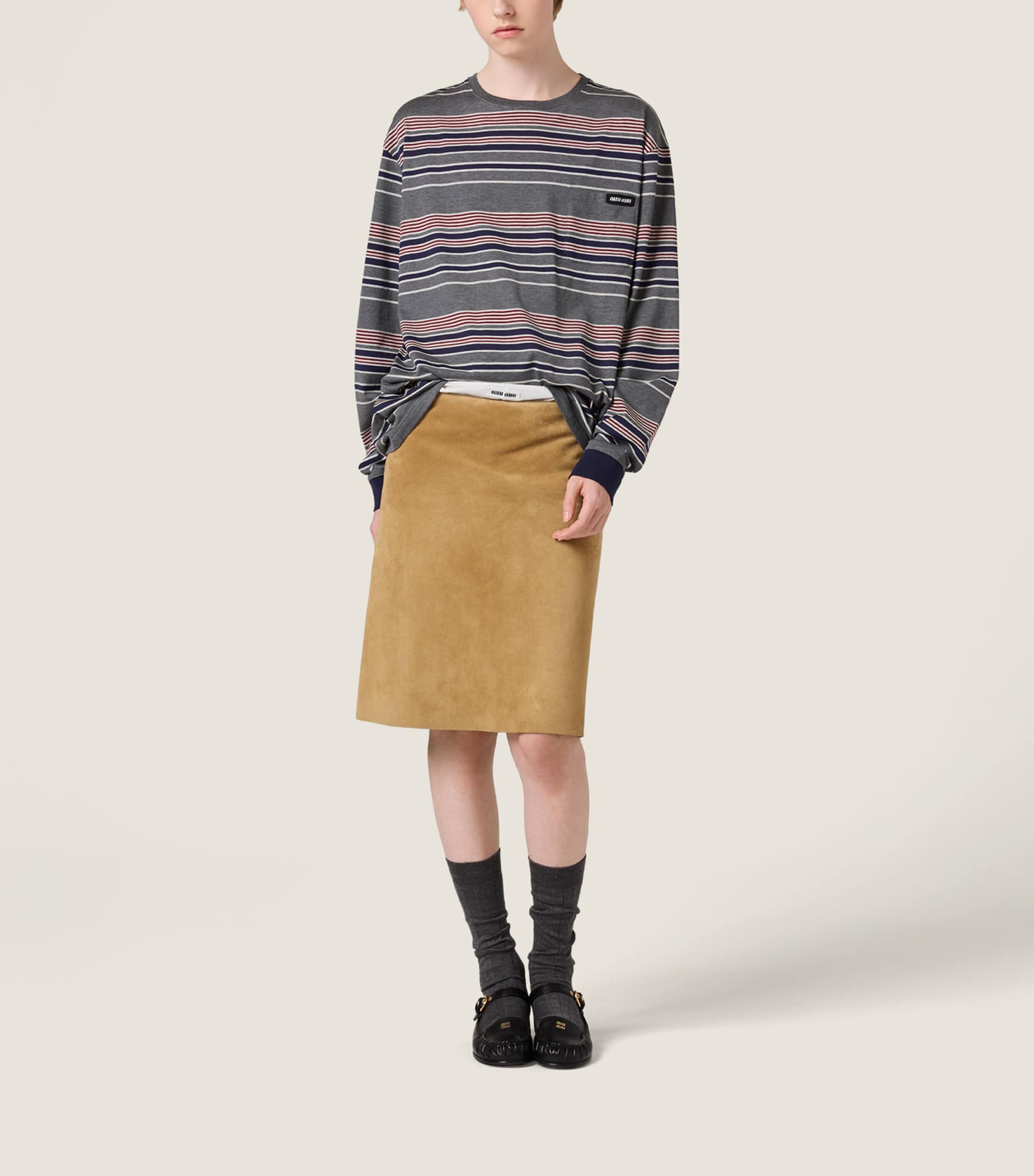 Cotton Striped T-Shirt F0R3S Image 2