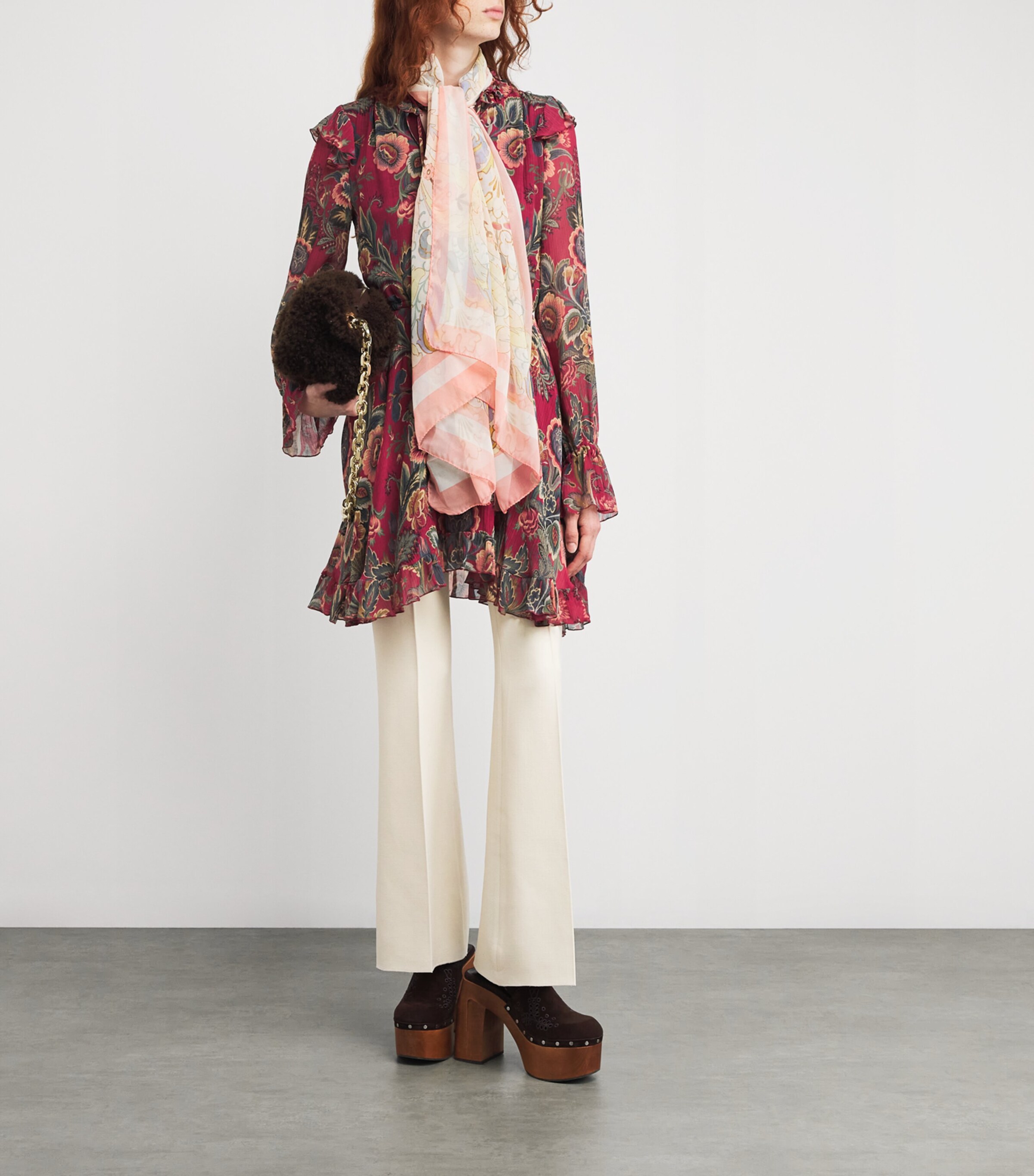 Flared Tailored Trousers M3791 Image 2