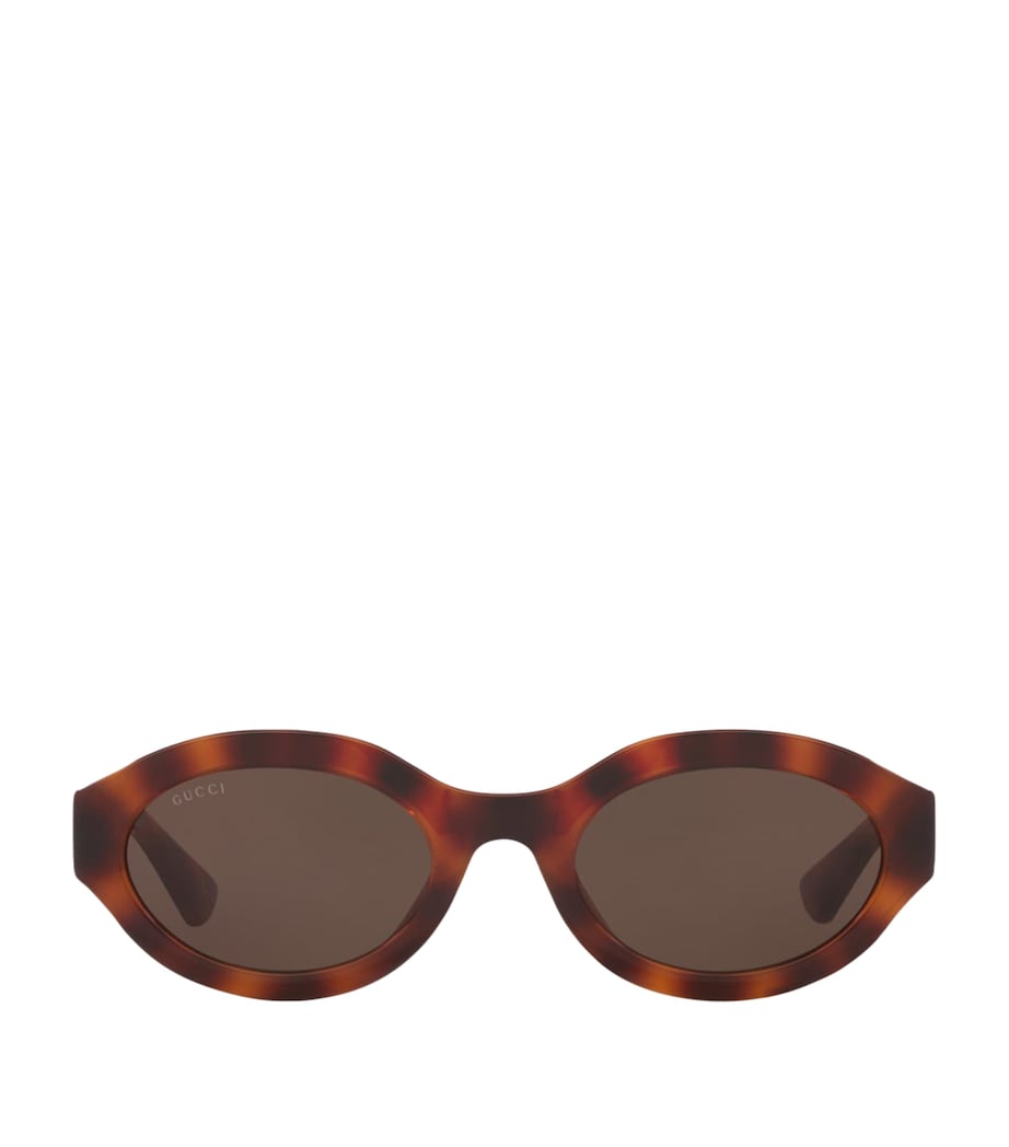 Gucci Injected Oval Sunglasses Image 1