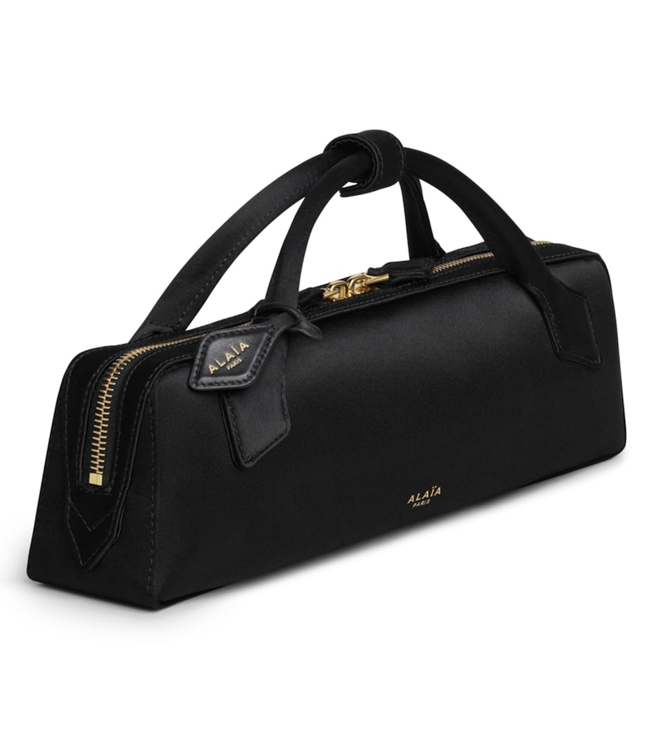 Alaïa Satin Le Teckel Top-Handle Bag Noir Image 3