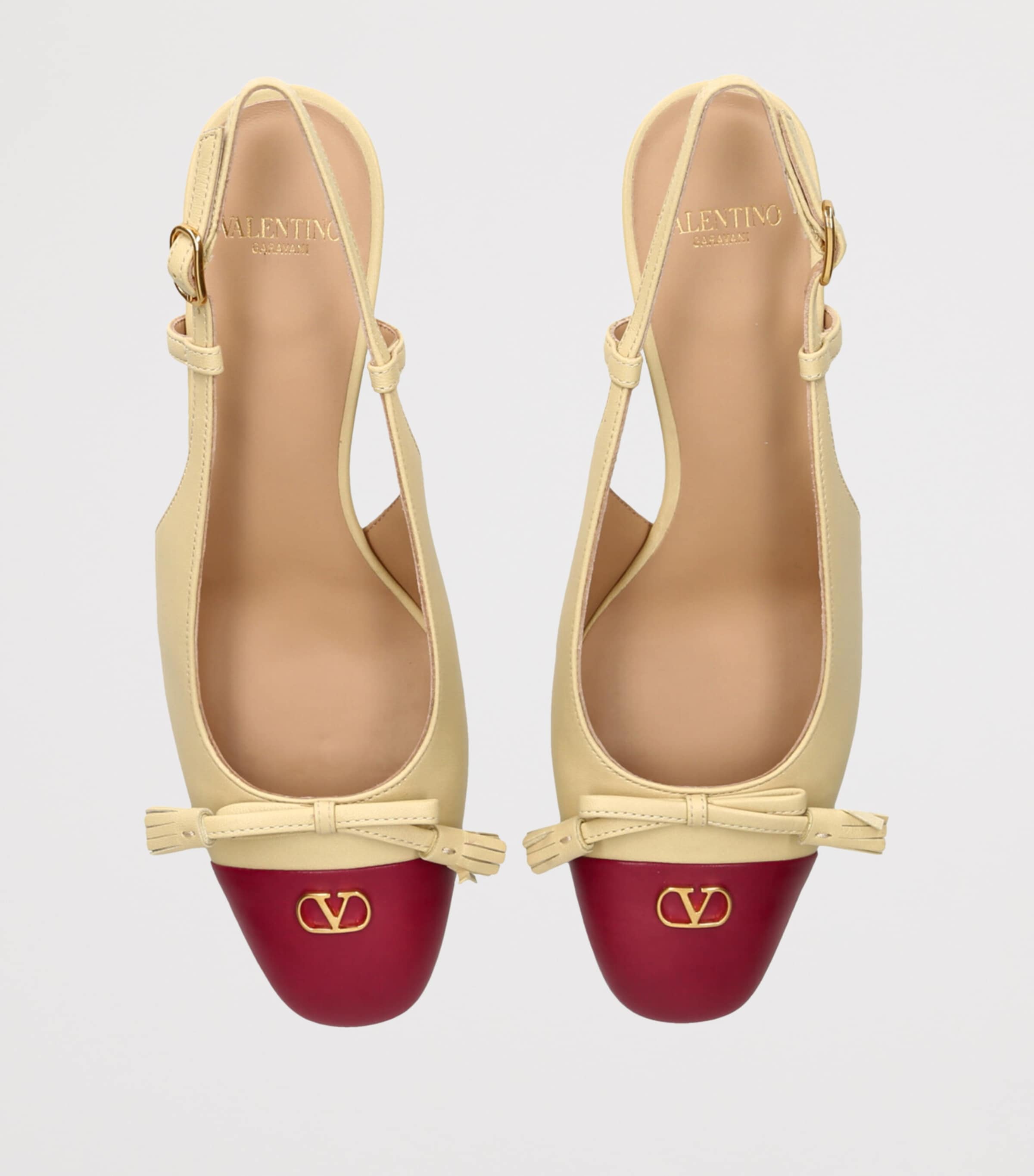 Valentino Garavani Leather Valet Du Roi Slingback Heels 60