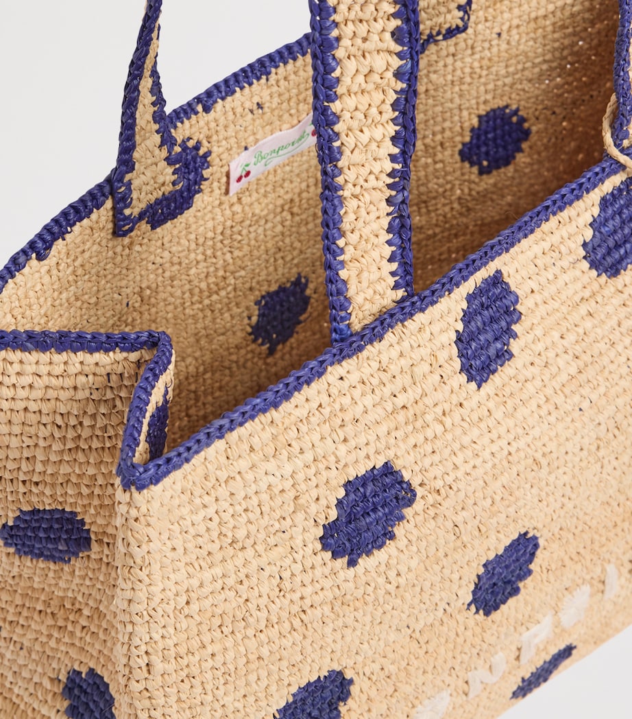 Raffia Tote Bag PO MARINE Image 3