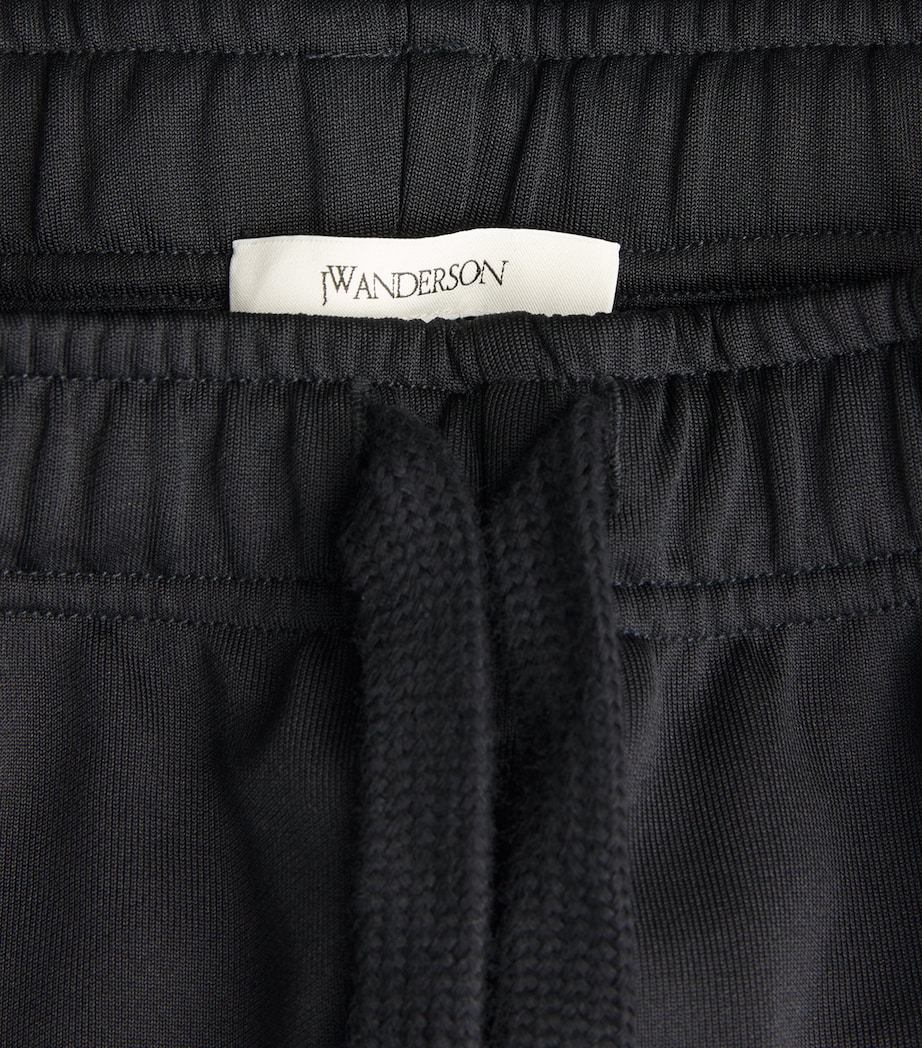 Jersey Pintuck Sweatpants BLACK Image 5