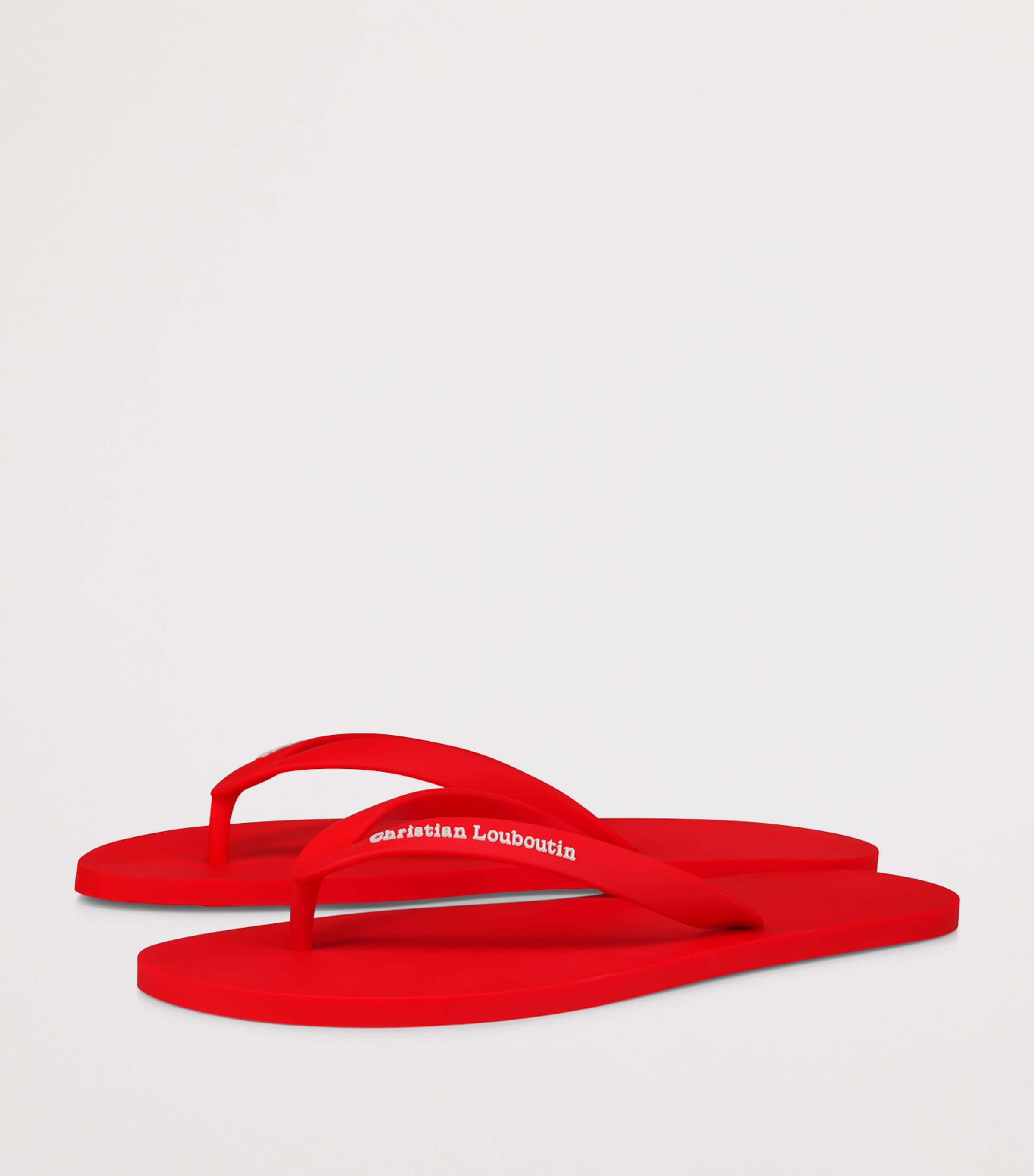 Christian Louboutin The Christian Louboutin Summer Flat Rubber Sandals Image 2