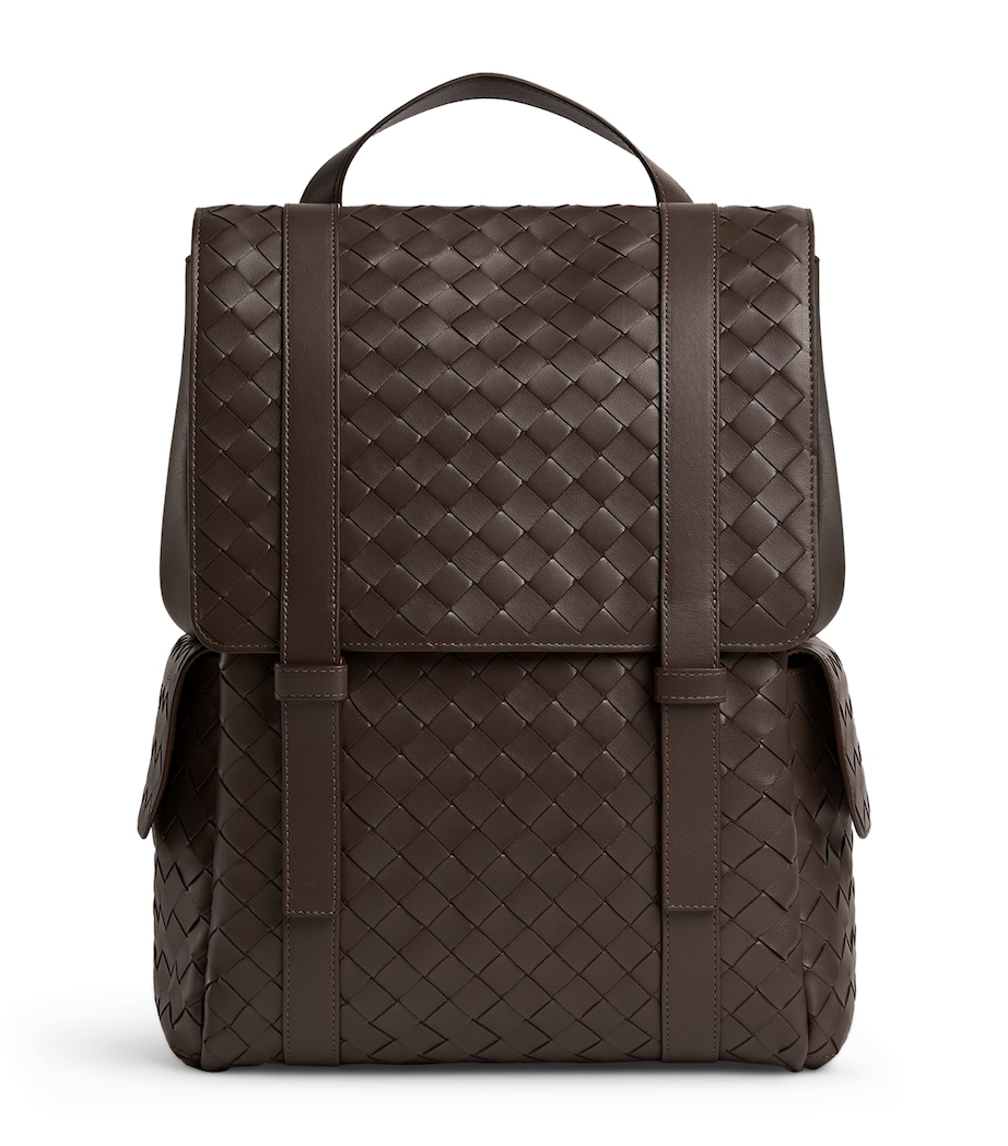 Leather Intrecciato Back-To-School Backpack 2116 Image 1