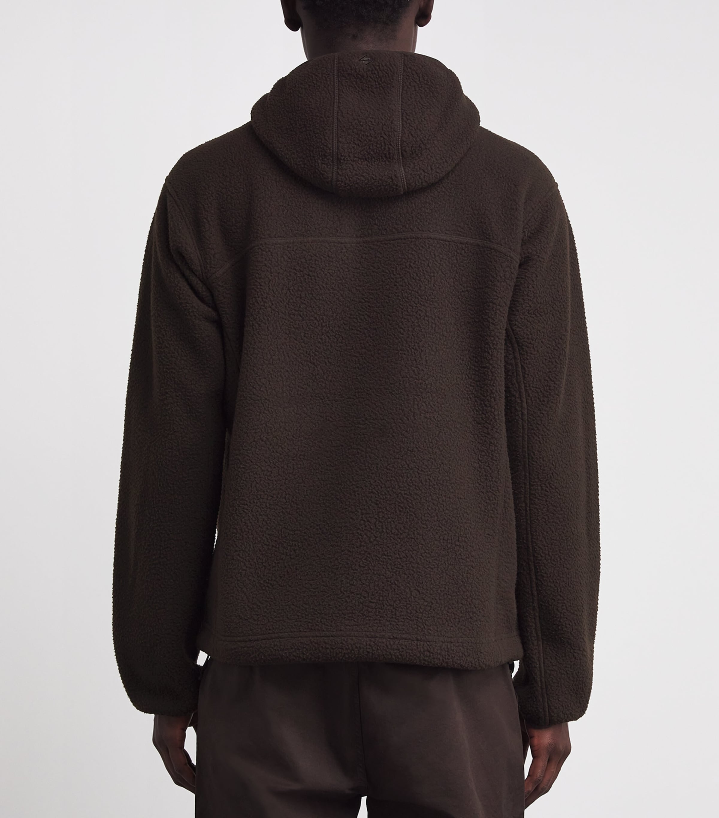 247 Borg Fleece Jacket CHOCOLATE Image 4