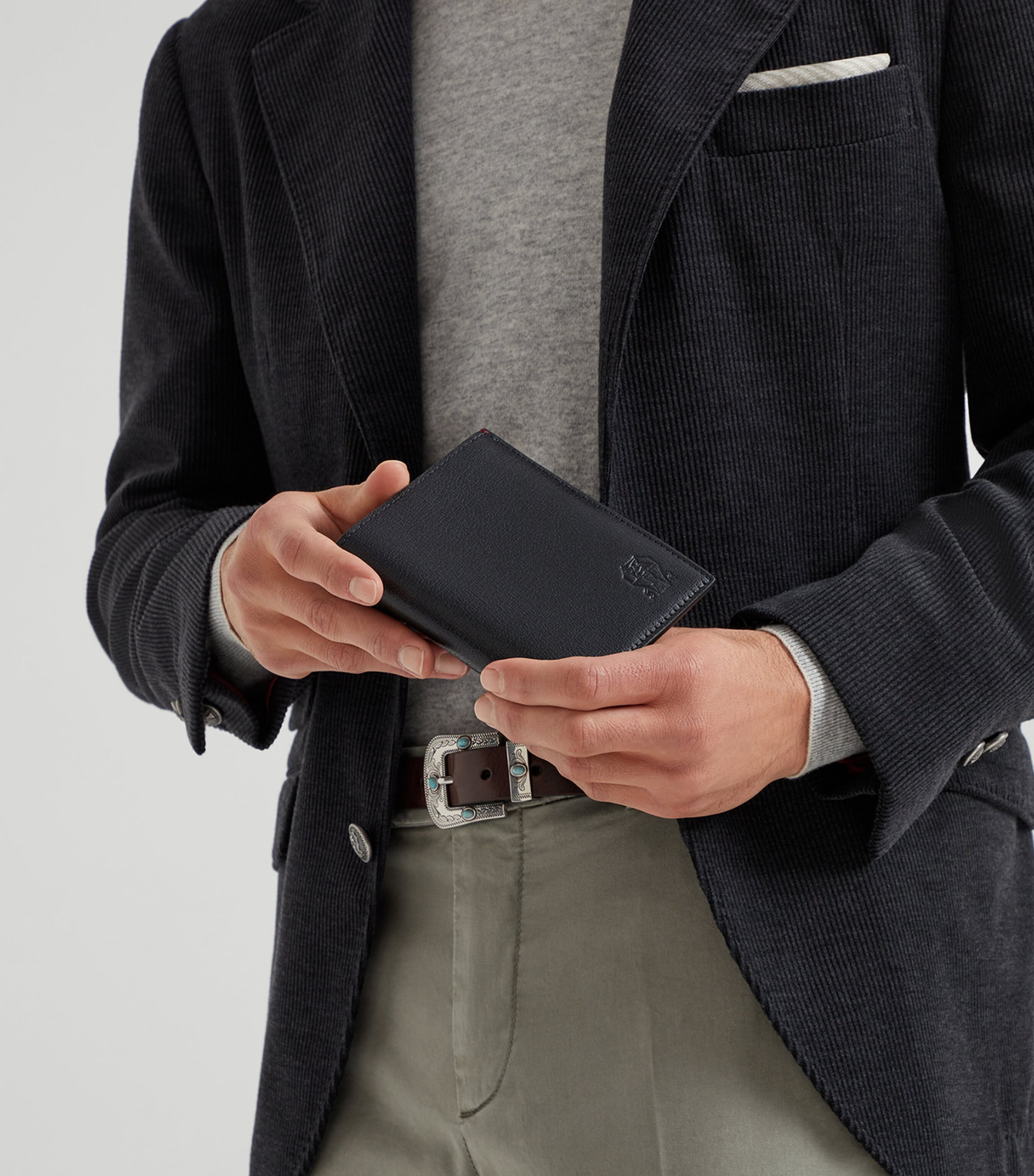 Calfskin Capretta Passport Holder C101 Image 2