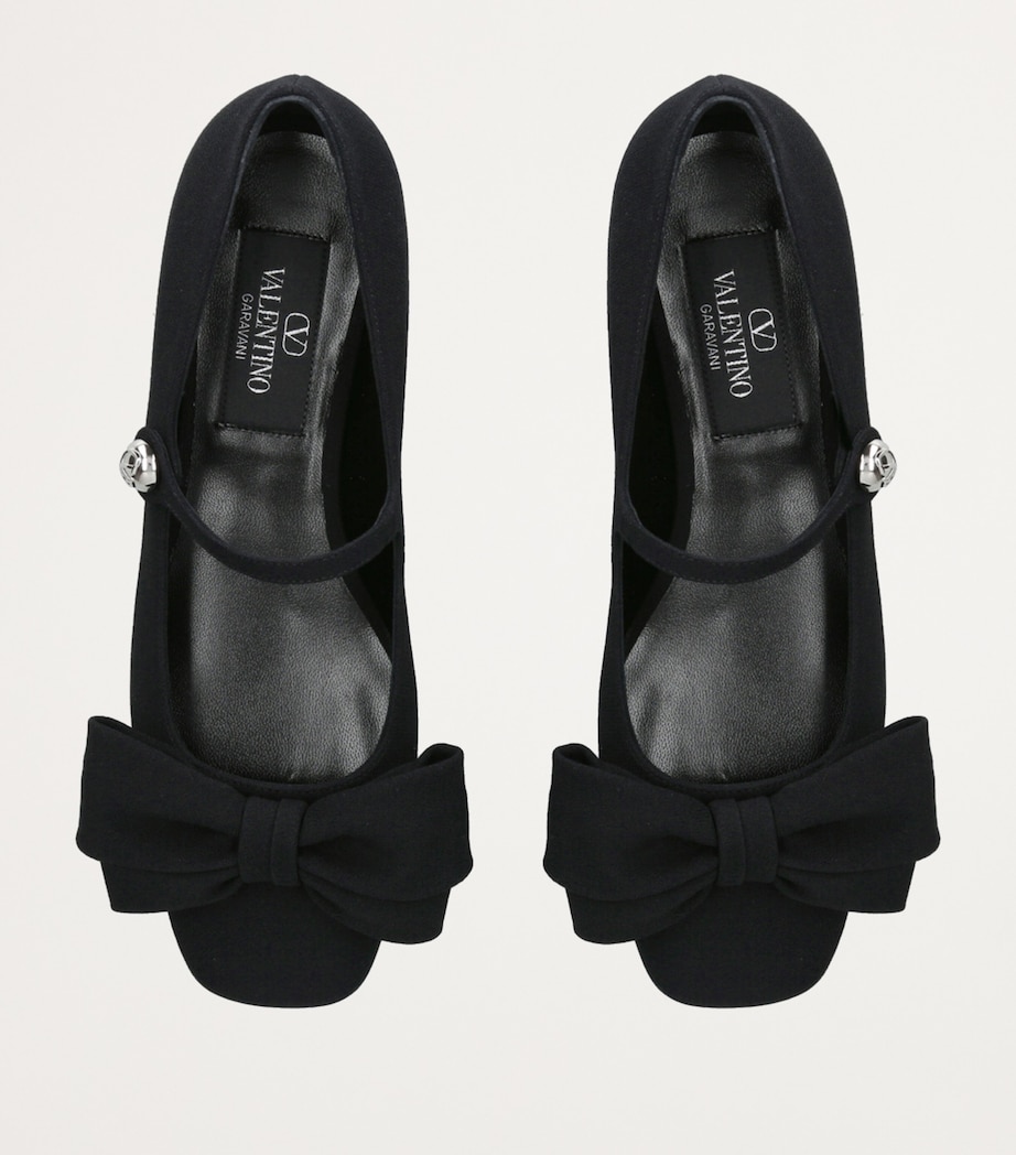 Bowjane Mary Jane Ballerina Flats 20 BLACK Image 4