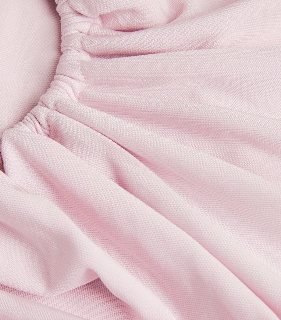 Jersey Shawl Gown CHALKY PINK Image 5