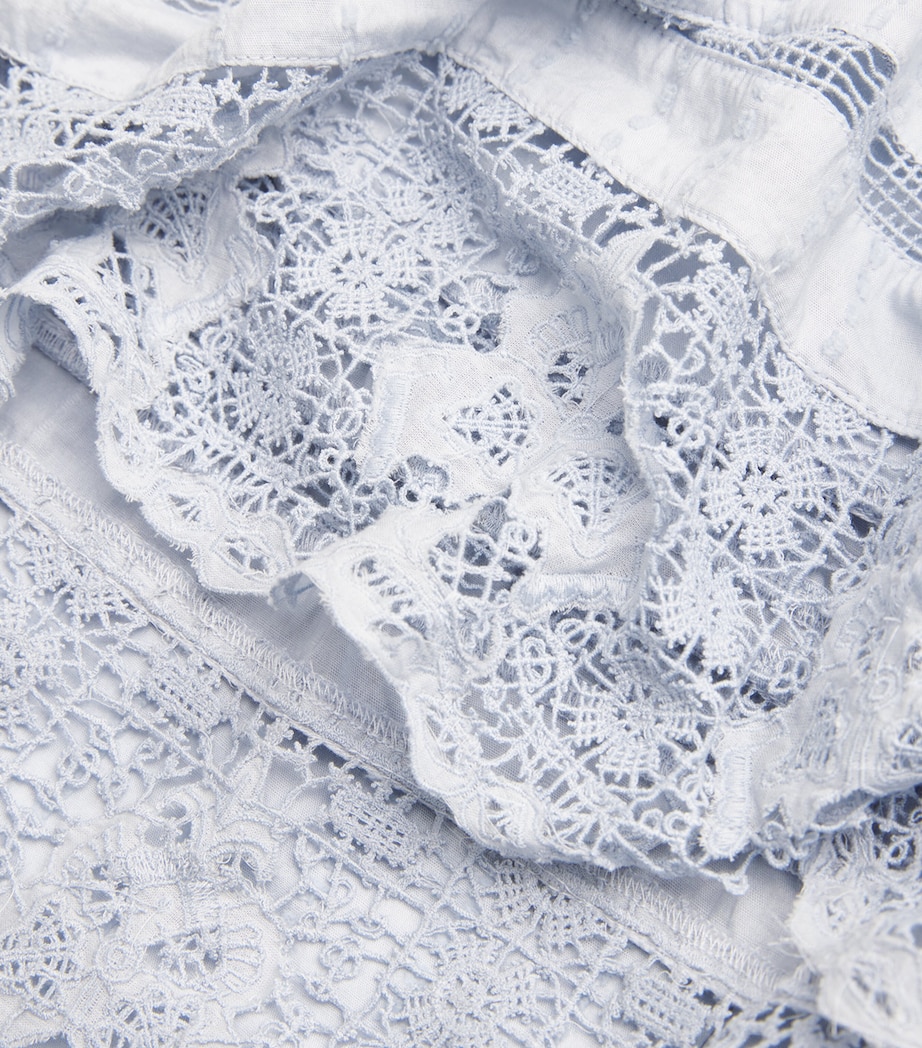 Cotton Colette Mini Dress CELESTE Image 5