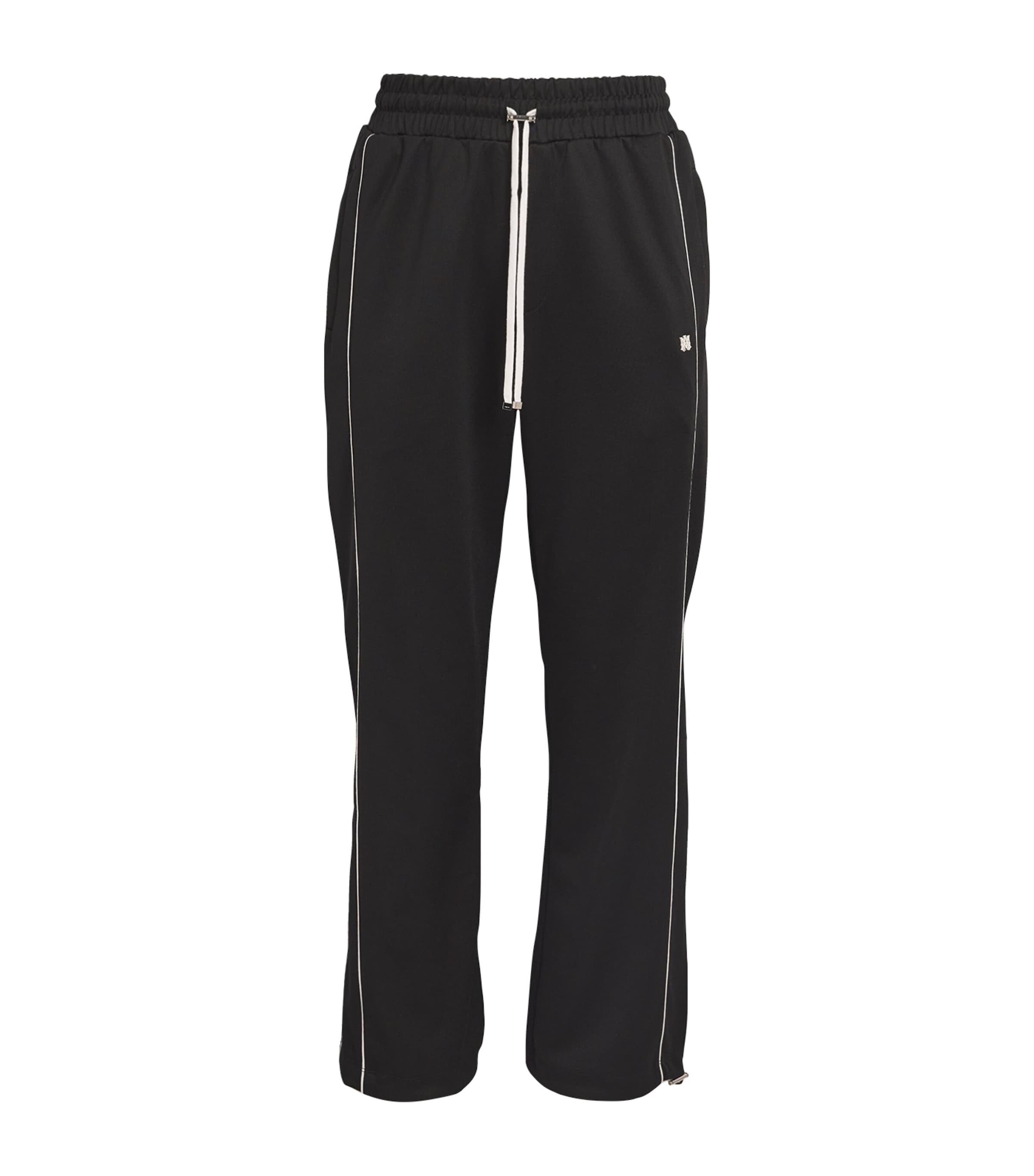 Amiri Striped Sweatpants In Black