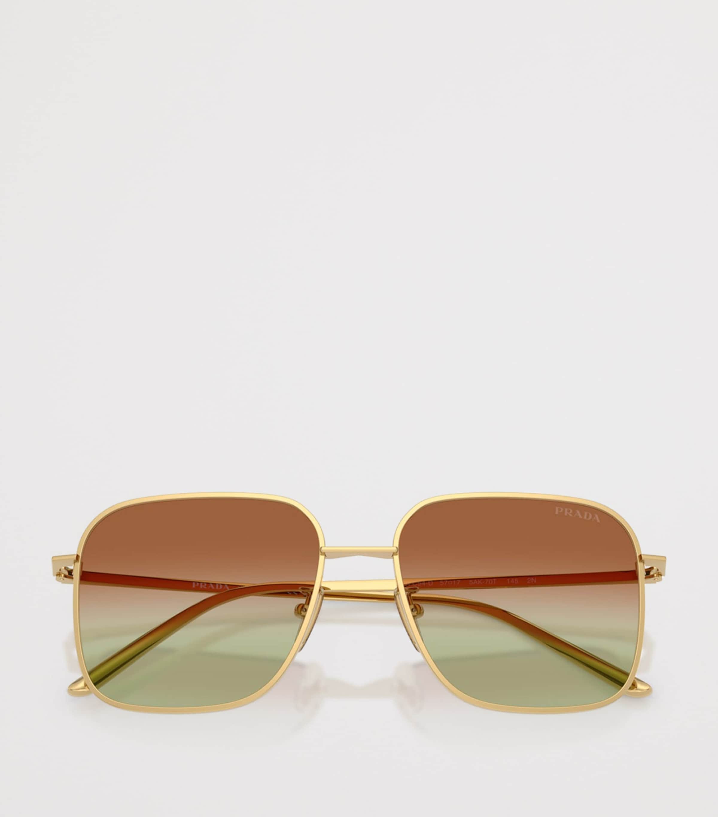 Metal PR C54SD Square Sunglasses 5AK70T Image 5