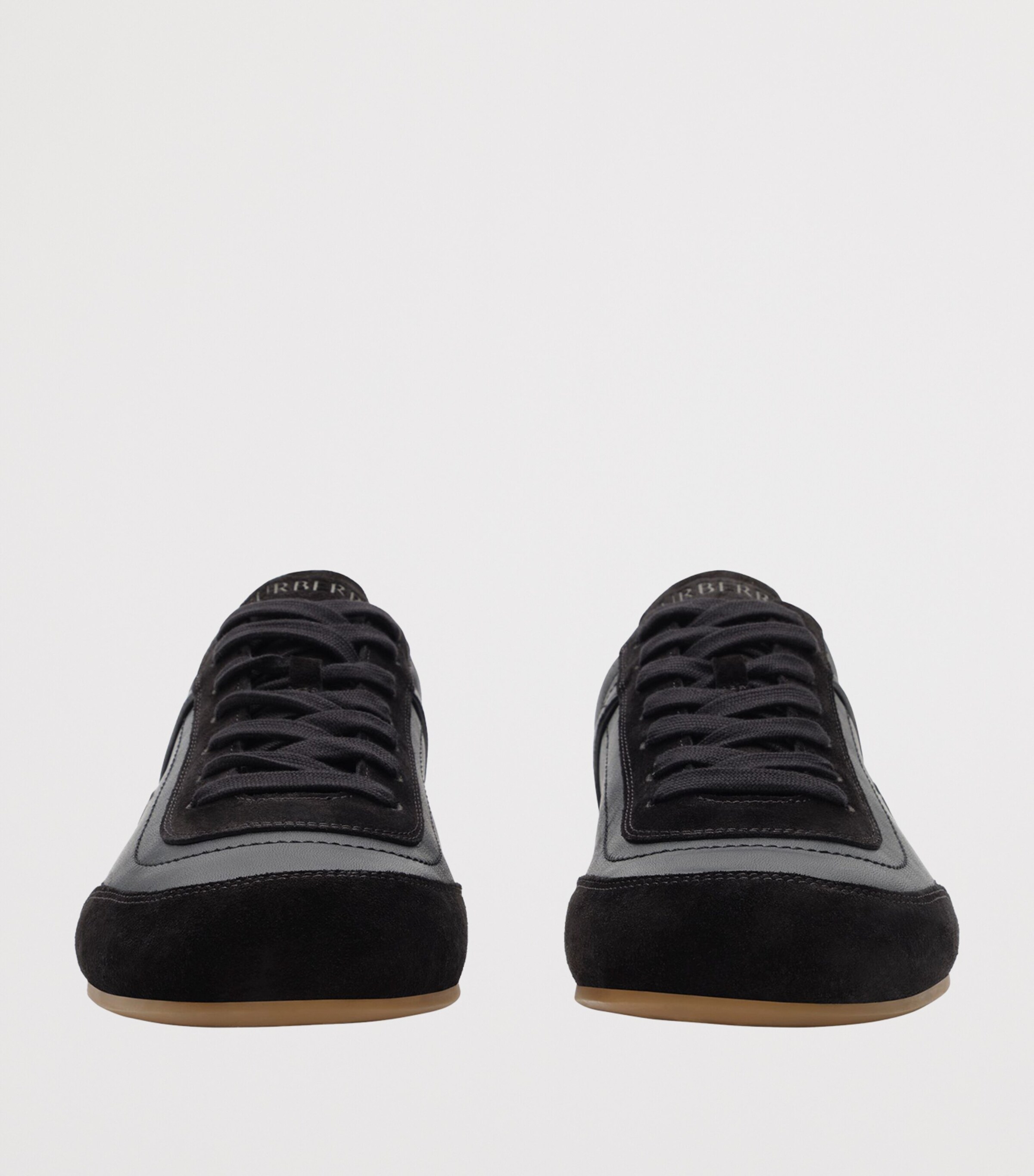 Burberry Leather Knight Runner Sneakers Black Image 4
