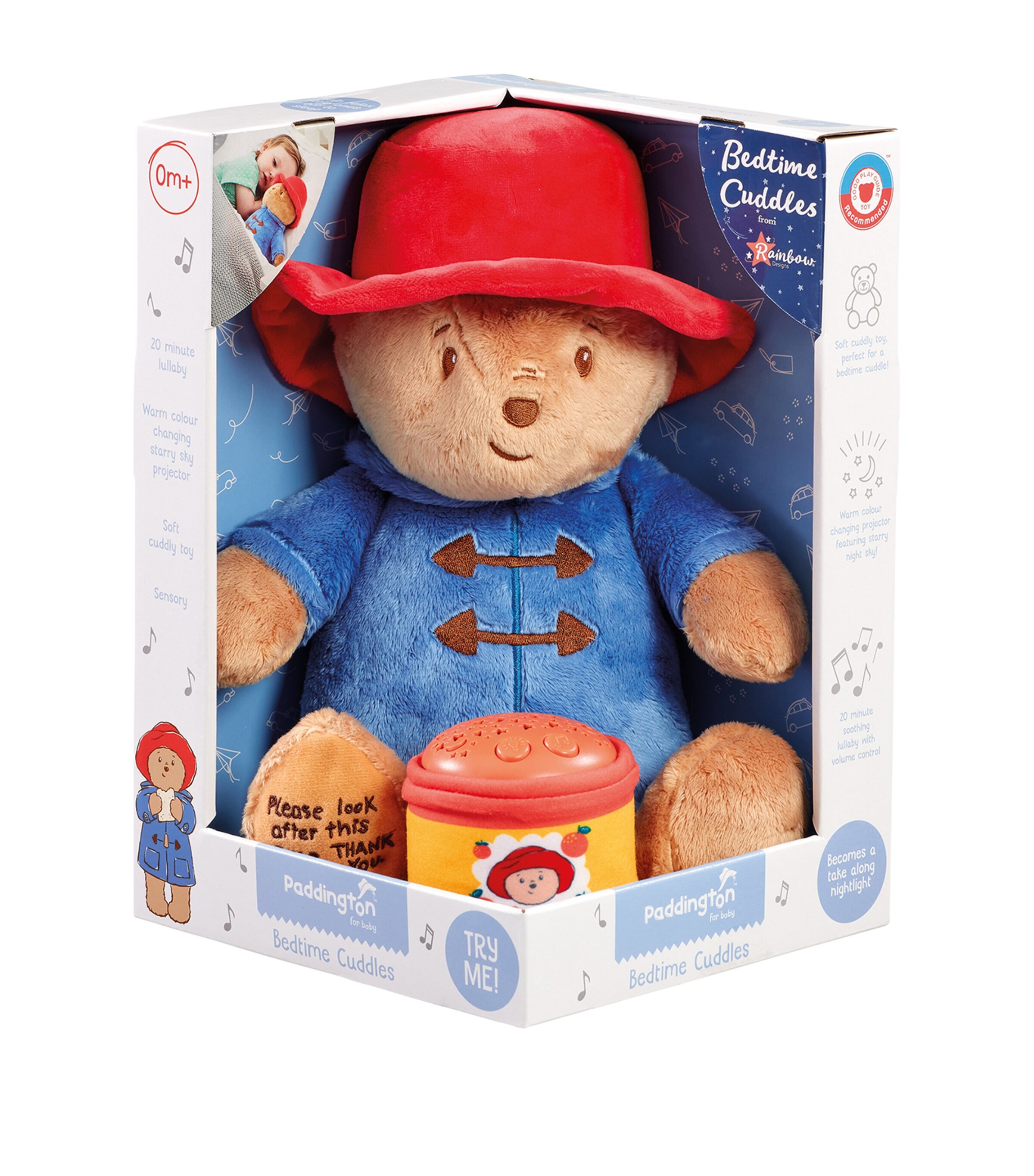 PADDINGTON BEAR Bedtime Cuddles Paddington Soft Toy 20cm Harrods US