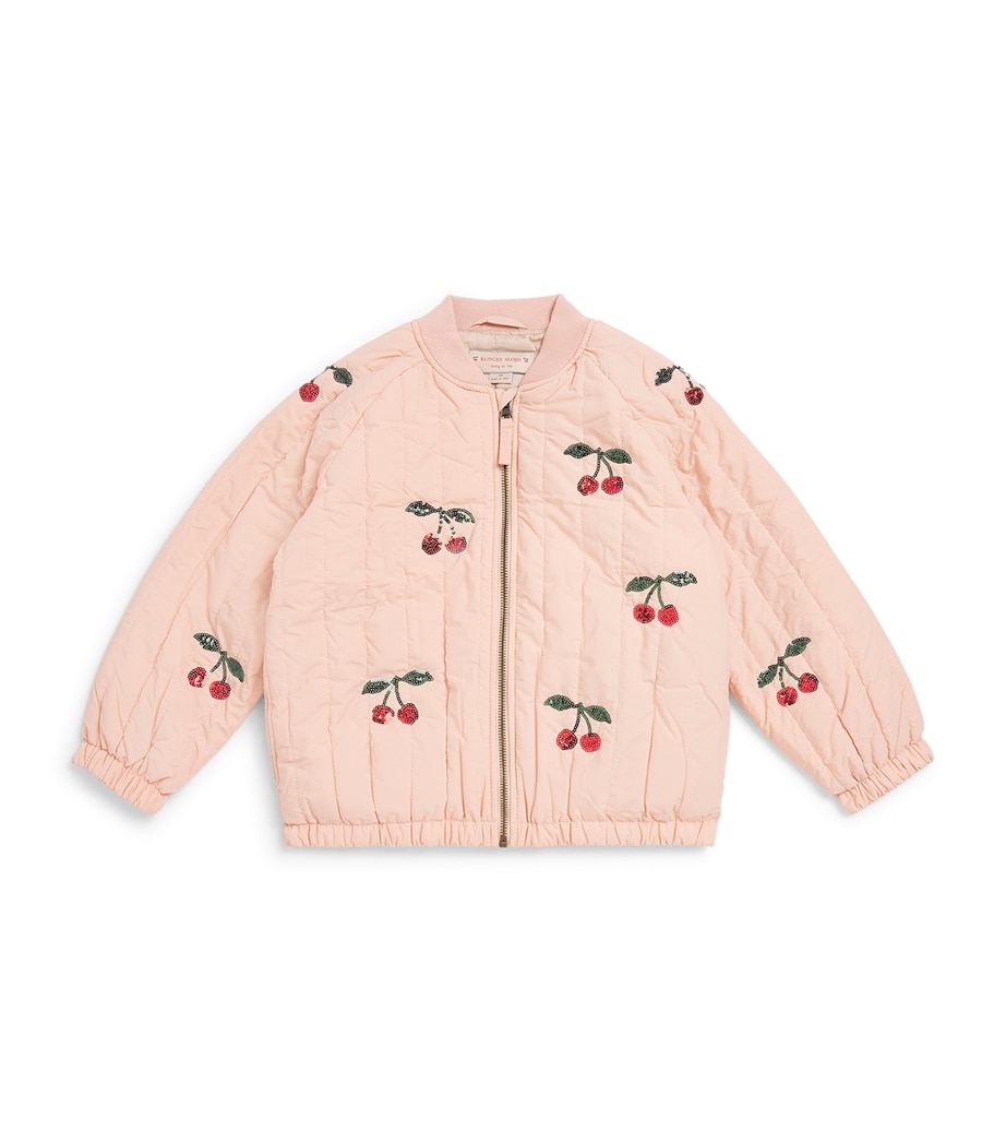 KONGES SLOJD Padded Sequin Juno Jacket (18 Months-10 Years) Cameo Rose Image 1