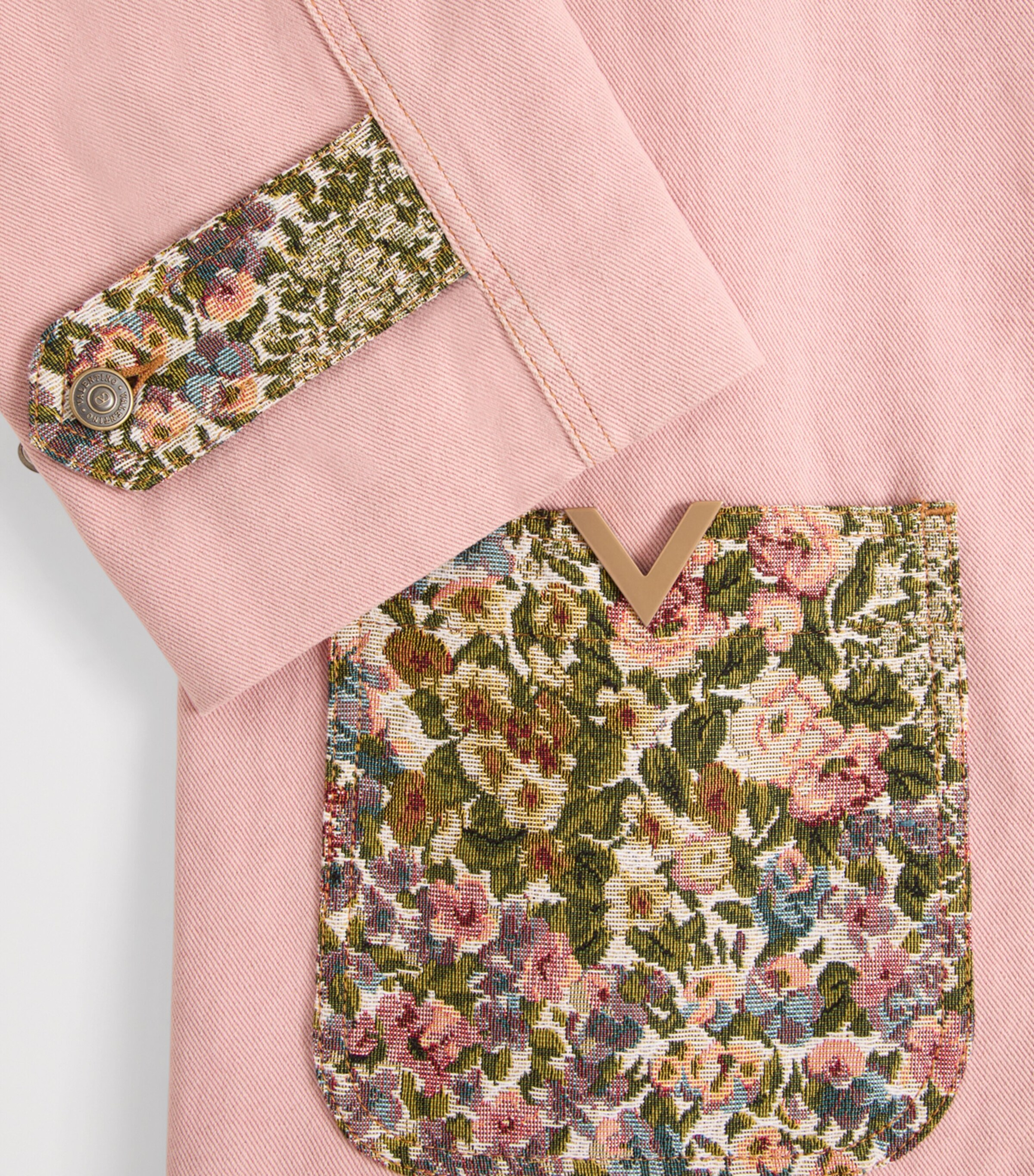 Cotton-Linen Denim Barn Jacket O45 Image 9