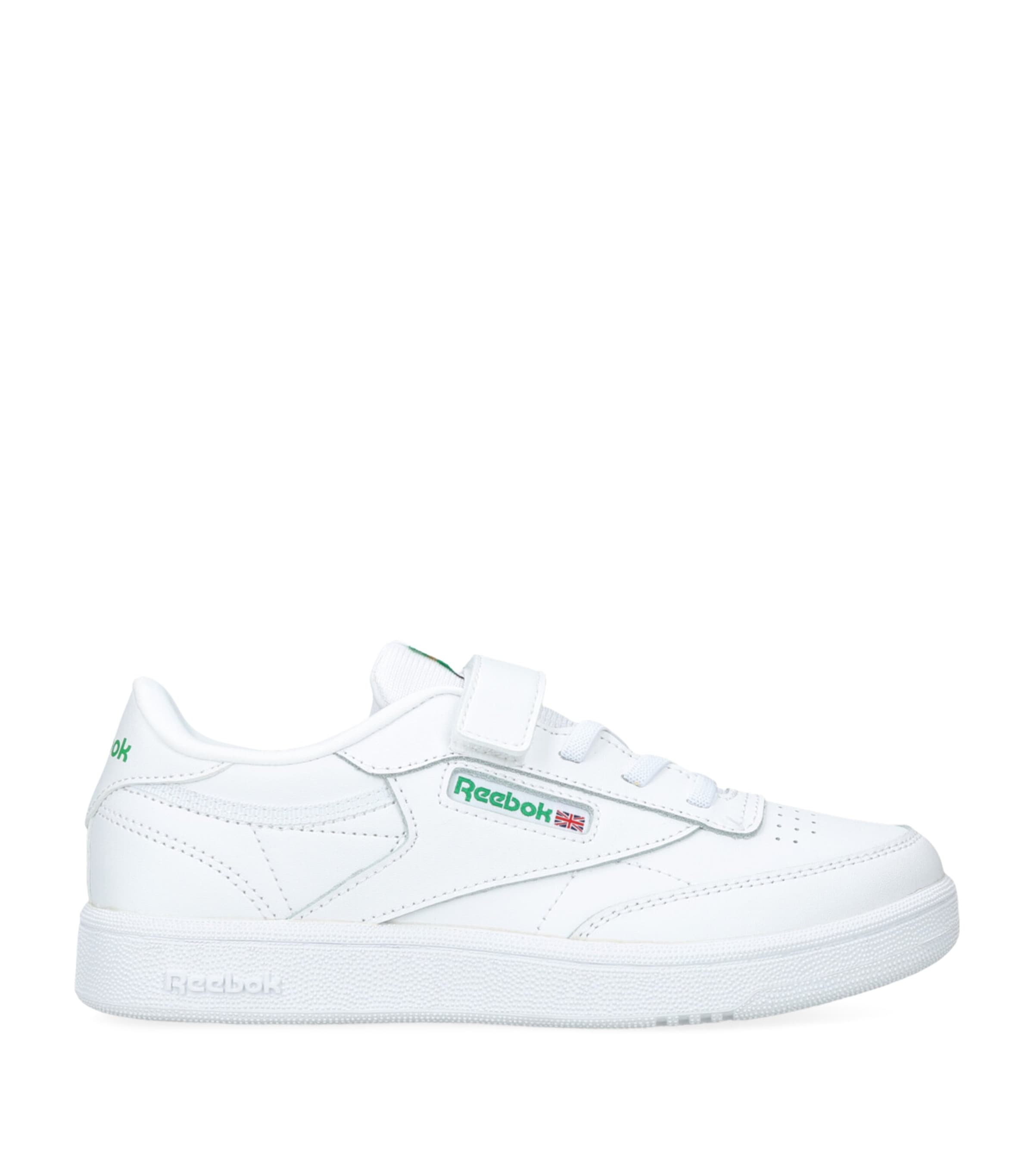 Shop Reebok Leather Club C Sneakers In White