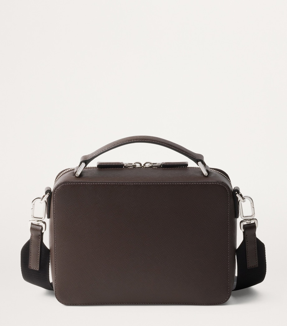 Prada Medium Saffiano Leather Brique Top-Handle Bag Image 3