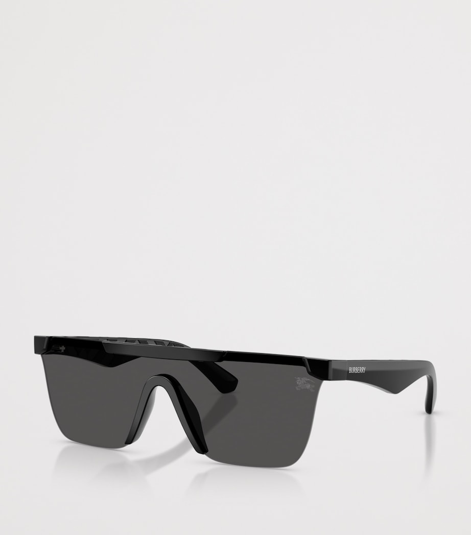 Burberry Injected BE4480D Rectangle Sunglasses Black Image 2
