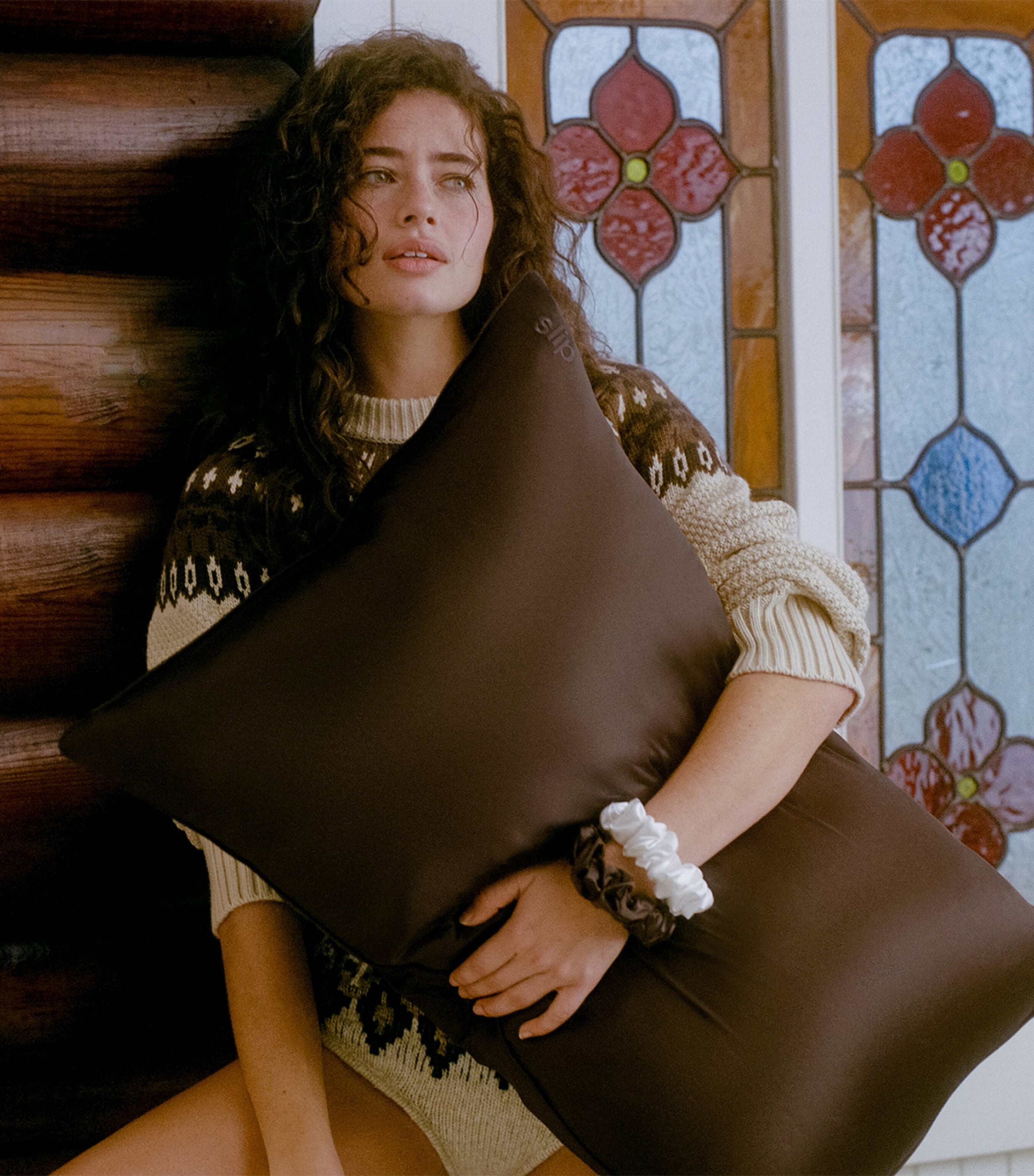 Slip Pure Silk Queen Pillowcase (51cm x 76cm) Chocolate Image 3